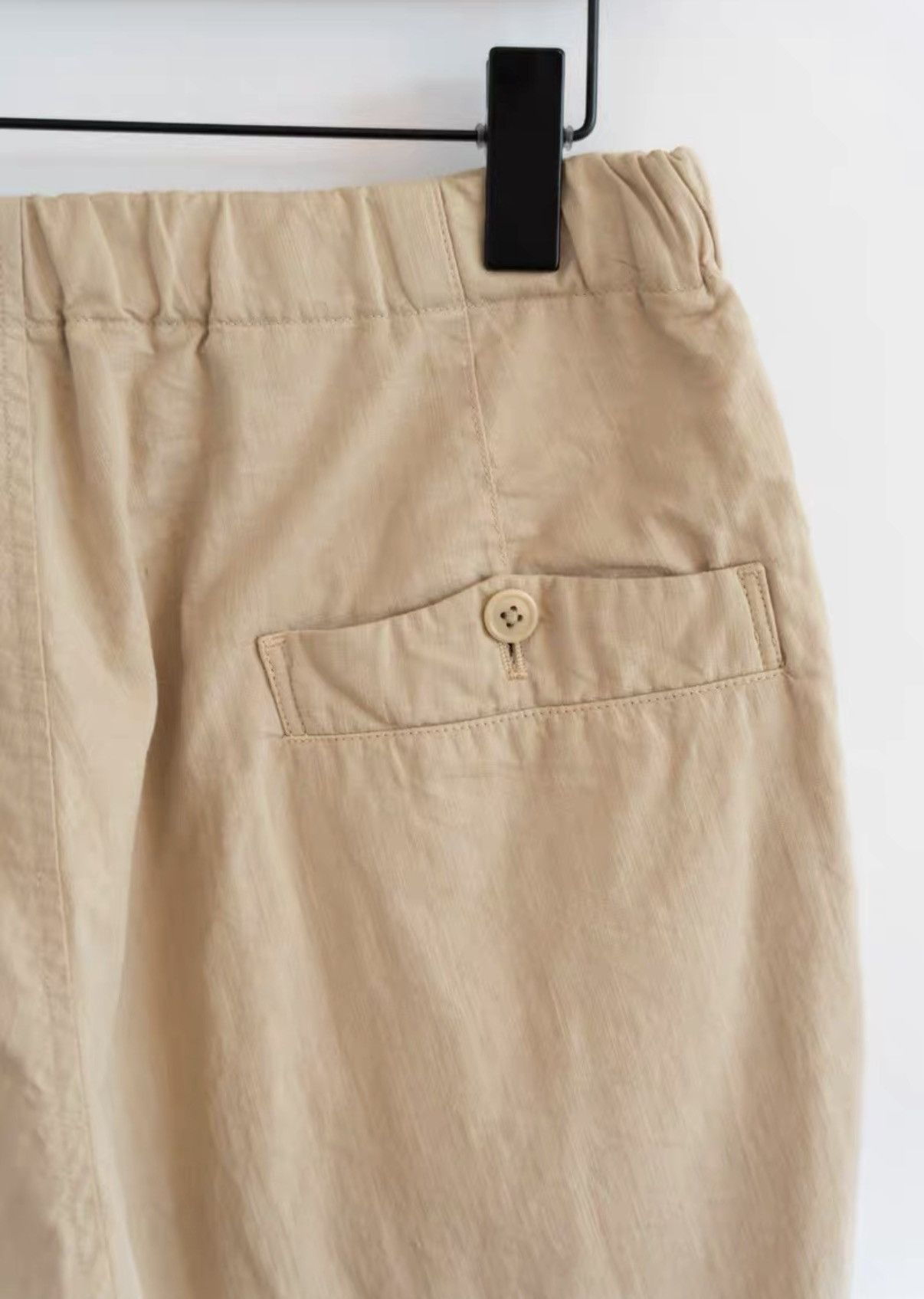 Yohji Yamamoto Yohji Yamamoto 15AW Off White Straight Trousers K4 Size US 34 / EU 50 - 4 Thumbnail