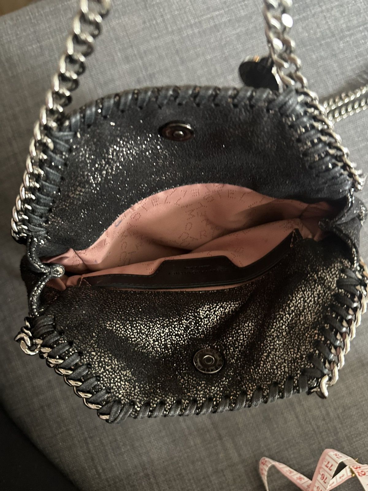 Stella Mccartney mini Falabella crossbody bag in Bronze
