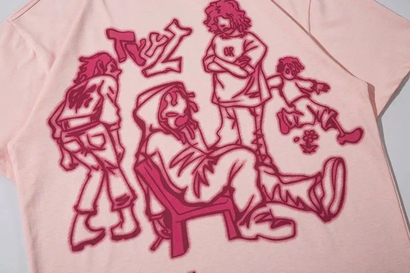 Vintage Harajuku Cartoon GraphicTshirt Oversized Size US M / EU 48-50 / 2 - 5 Thumbnail