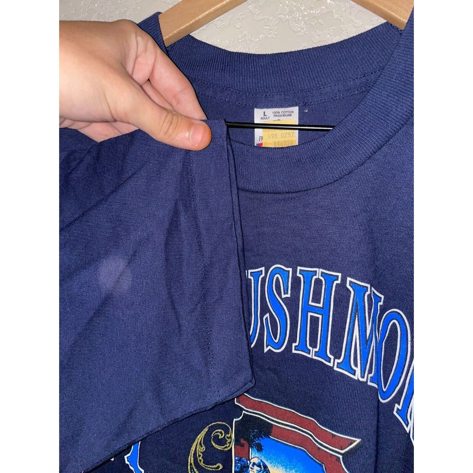 Fruit Of The Loom Vintage Mount Rushmore Shirt SD South Dakota President Tee L Size US L / EU 52-54 / 3 - 8 Thumbnail