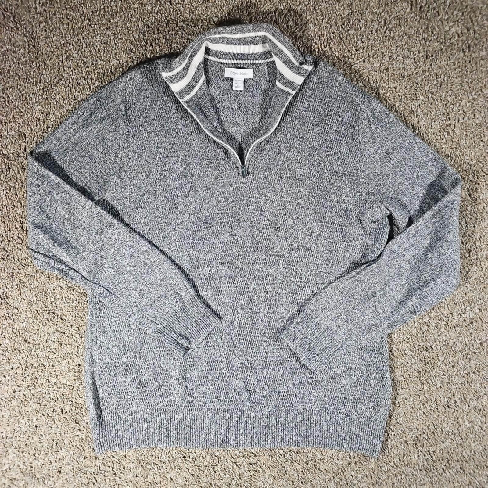 Calvin Klein Calvin Klein XL 1/4 Zip Sweater Size US XL / EU 56 / 4 - 1 Thumbnail