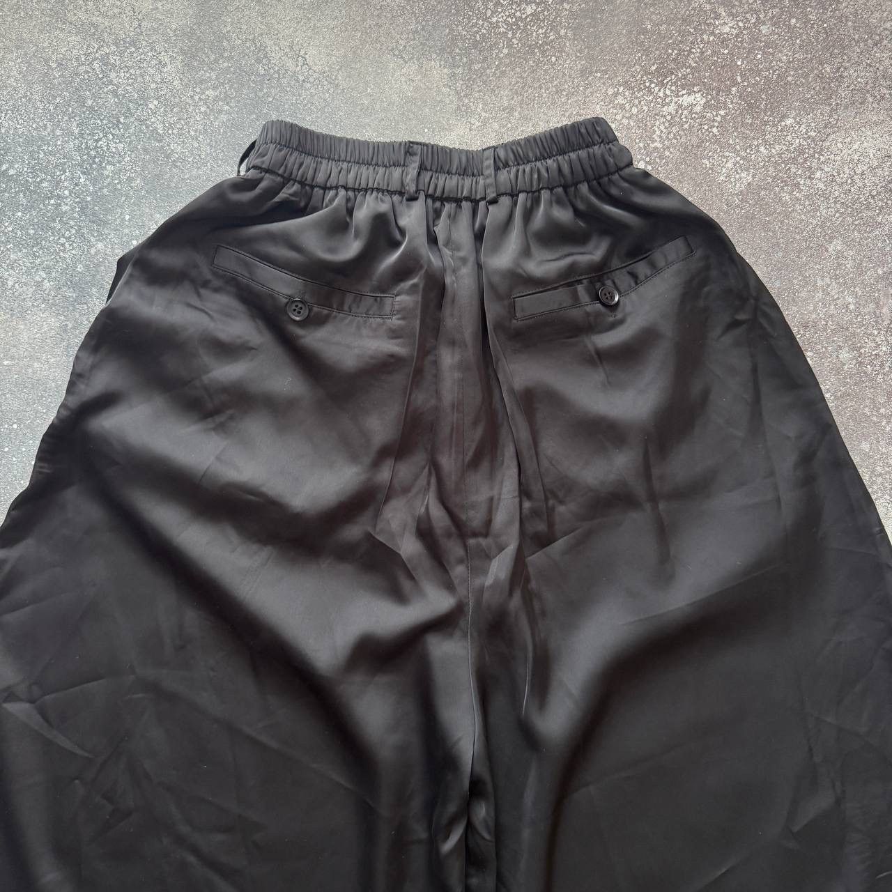 Yohji Yamamoto Yohji Yamamoto Pour Homme SS22 O-Beroko Silk Wide Shorts Size US 32 / EU 48 - 12 Thumbnail