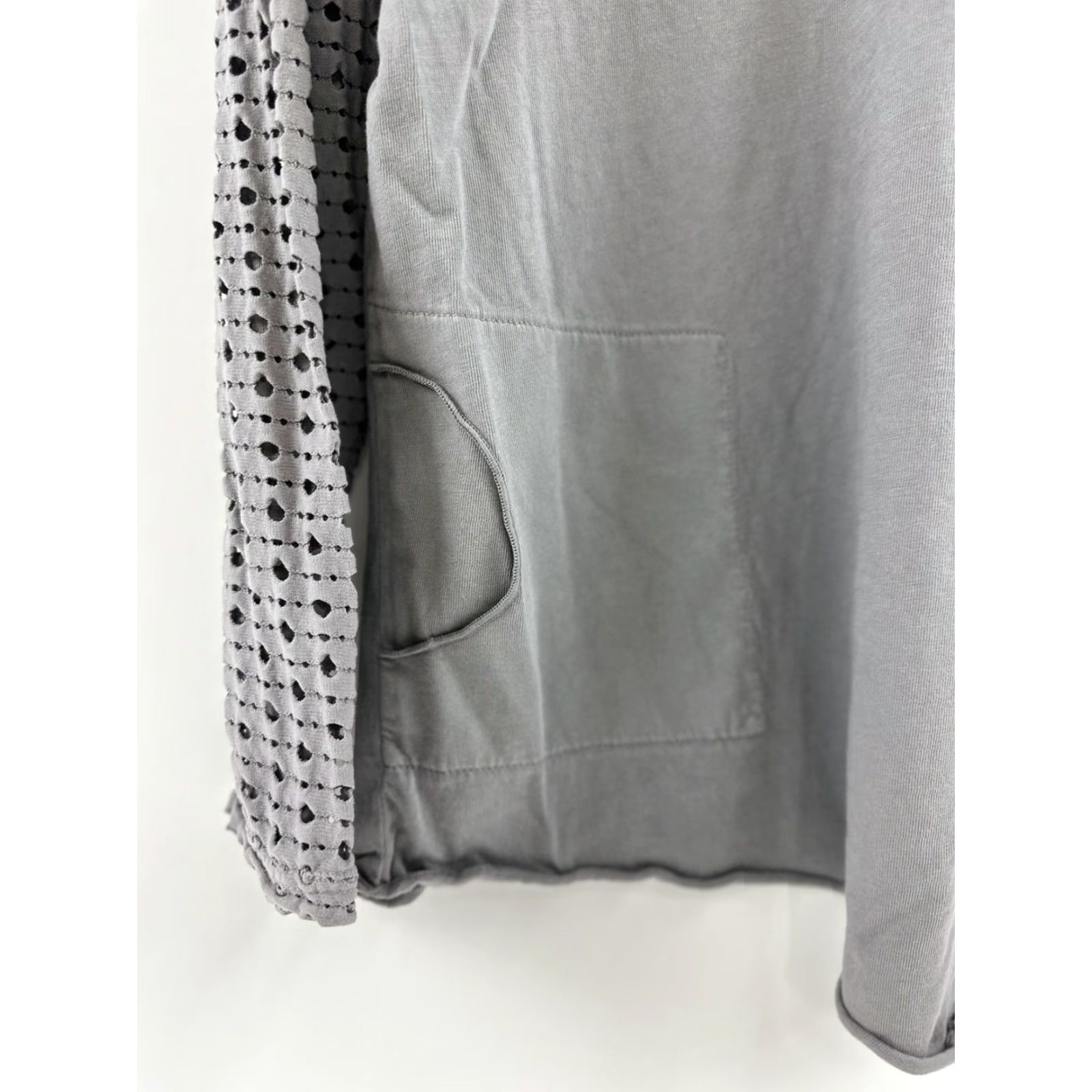 Vintage VINTAGE Fenini Shirt Women’s M Medium Grey Blouse Top Size M / US 6-8 / IT 42-44 - 6 Thumbnail