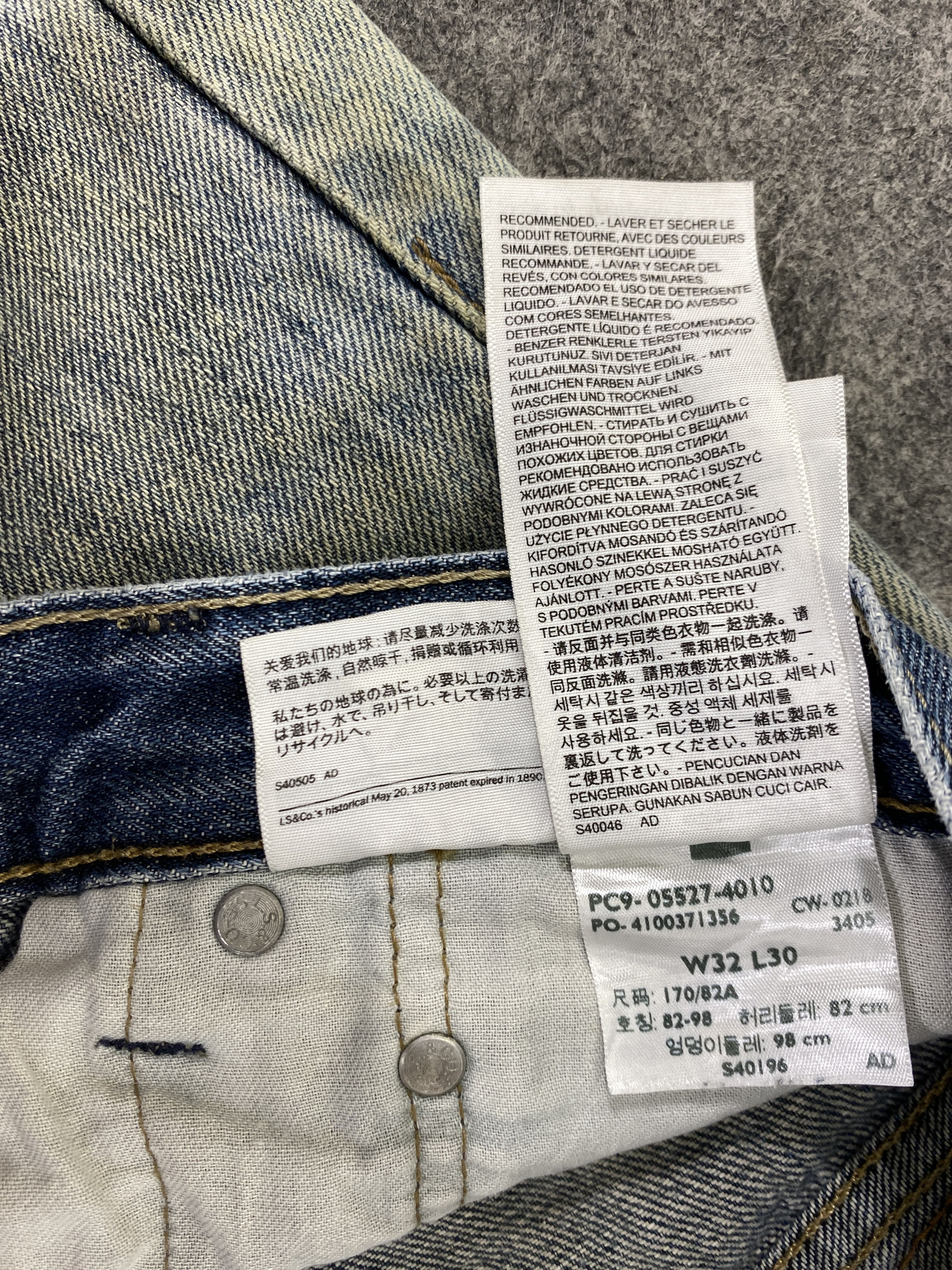 Levi's Dirty Blue Vintage Levis 527 Flare Jeans 33x28.5 - JN3164 Size US 33 - 11 Thumbnail