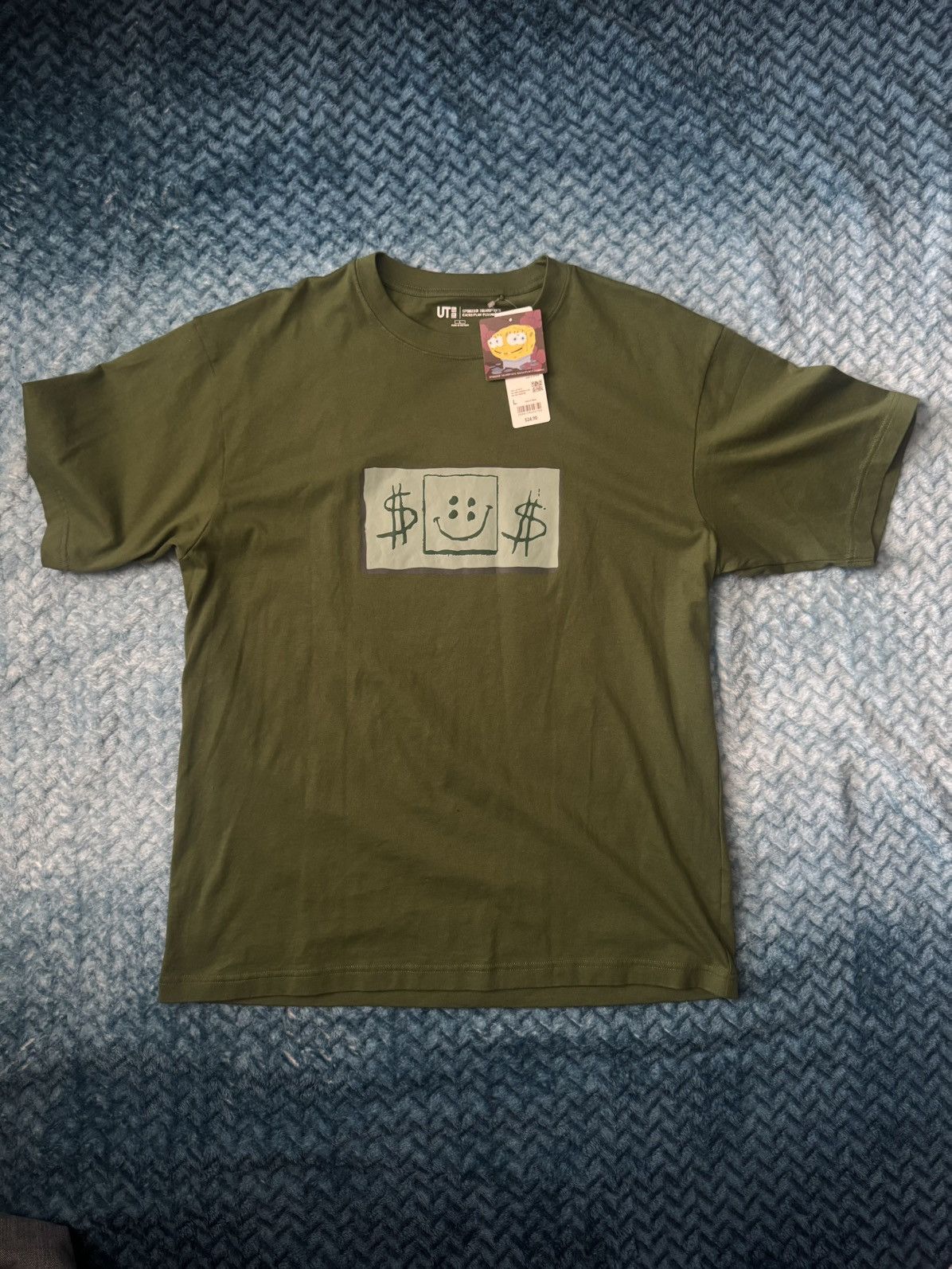 Cactus Plant Flea Market × Uniqlo CPFM X SpongeBob dollar tee Size US L / EU 52-54 / 3 - 1 Thumbnail