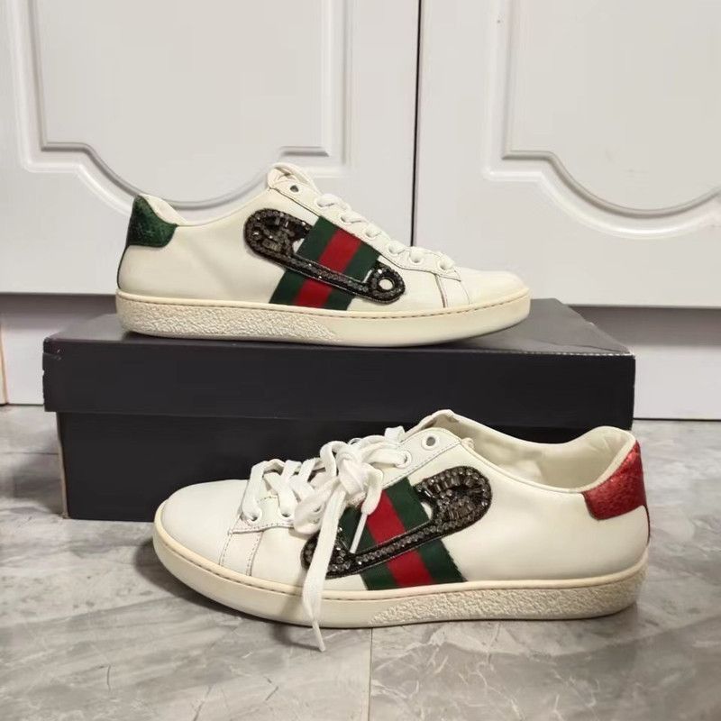 Gucci Gucci Ace Fashion Sneakers for Women -2508 Size US 6 / IT 36 - 8 Thumbnail