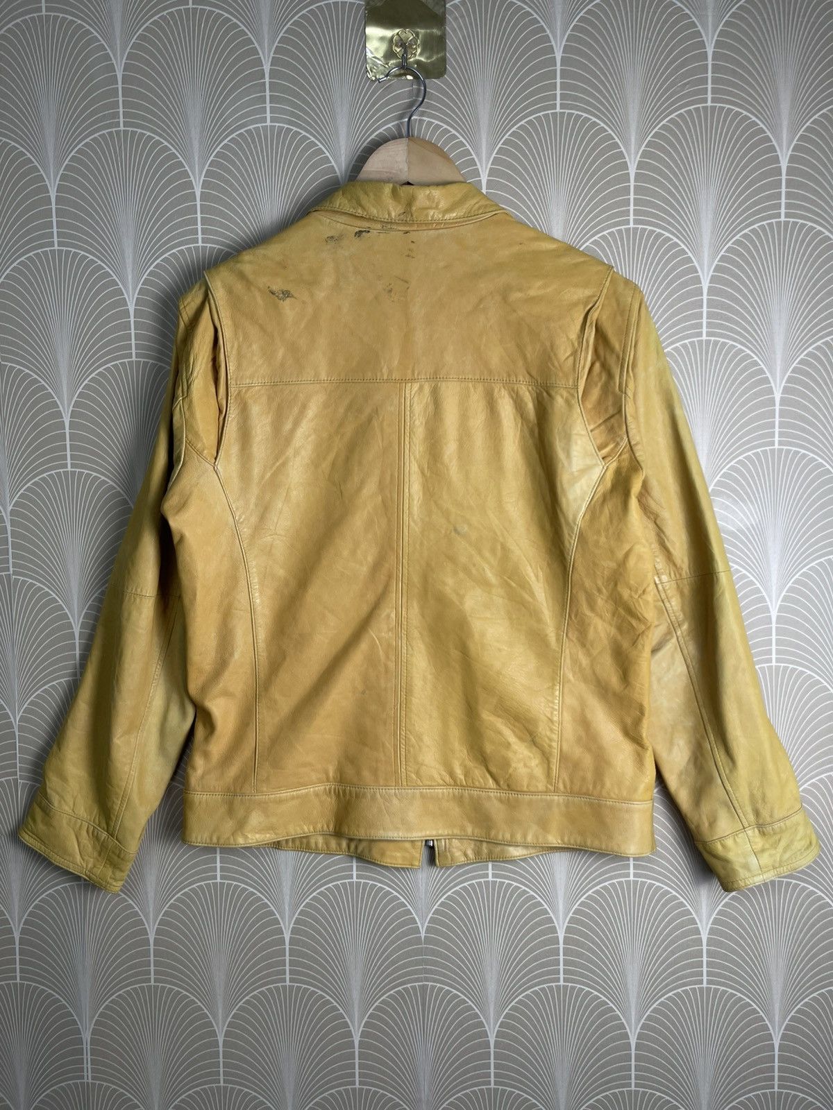 Designer × Japanese Brand × Vintage VINTAGE BARASSI MILANO LEATHER CHORE JACKET RARE Size US M / EU 48-50 / 2 - 2 Thumbnail