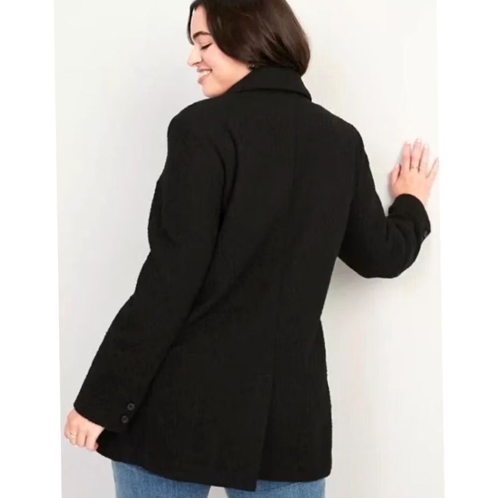 Old Navy Old Navy Oversized Blazer Women XXL Black Classic Preppy Old Money Size XXL / US 16-18 / IT 52-54 - 3 Thumbnail
