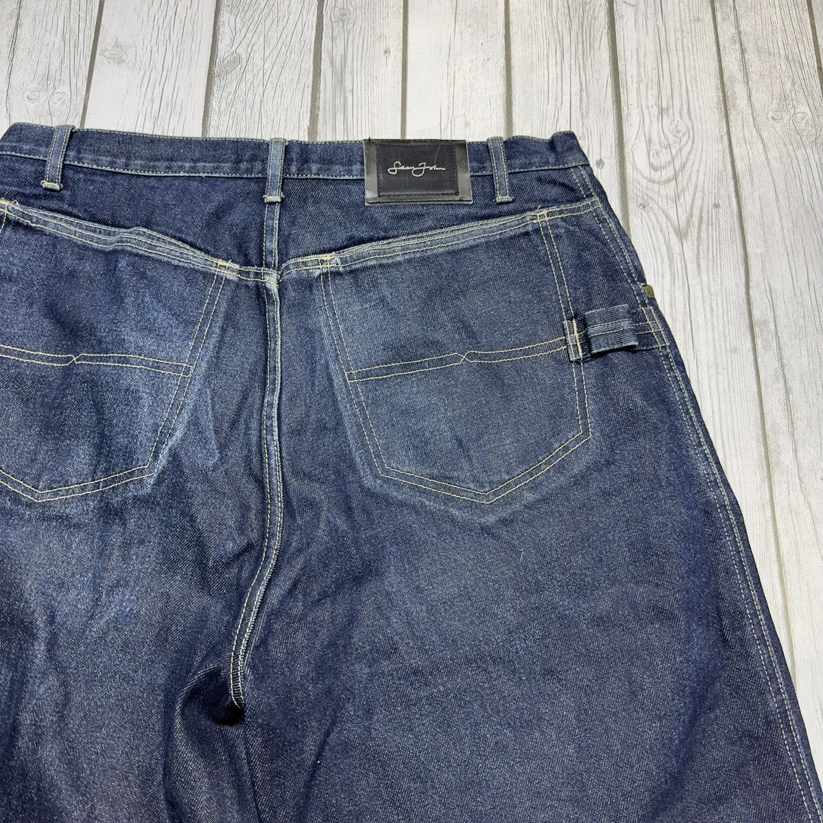 Sean John × Vintage Vintage Sean John jean shorts Size US 34 / EU 50 - 4 Thumbnail