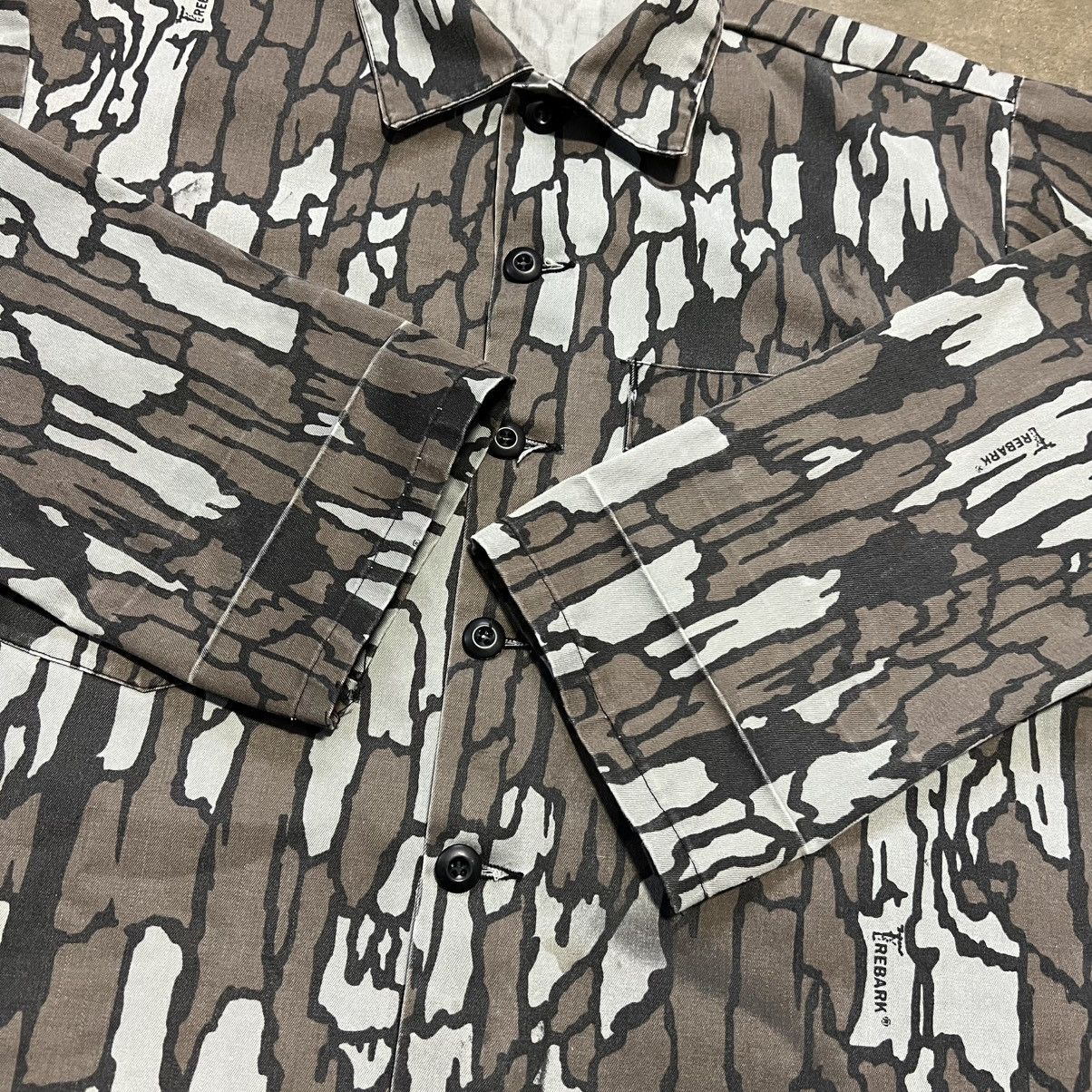 Vintage Vintage Camo Military Field Jacket Fatigue Hunting Trebark Size US XL / EU 56 / 4 - 5 Thumbnail