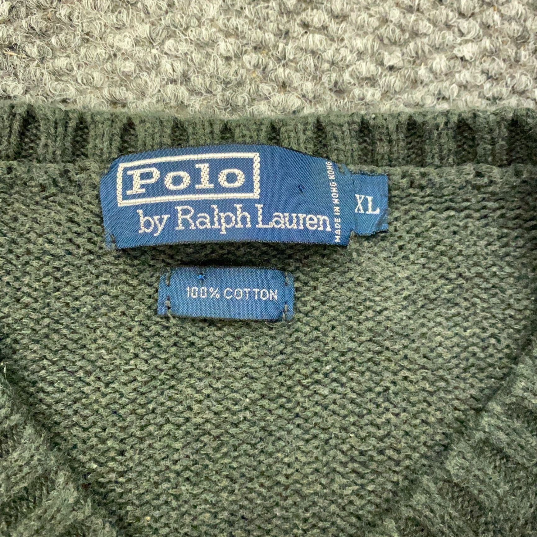 Ralph Lauren VTG Ralph Lauren Polo Sleeveless Sweater Mens XL Green Polo Ralph Lauren Sleeveless V-Neck 90s Polo Ralph Lauren 90s Mens XL Green Sweater Vest VTG Size US XL / EU 56 / 4 - 4 Thumbnail