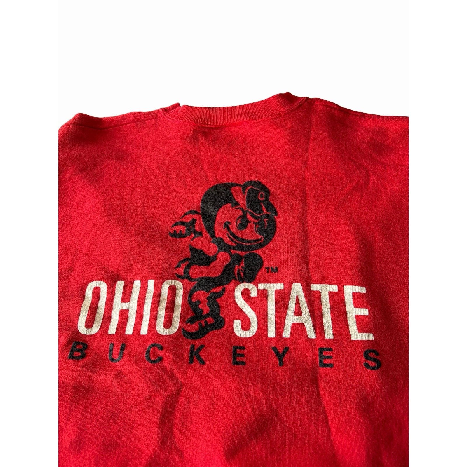 Vintage Vintage Ohio State Buckeyes Crewneck Sweatshirt Made USA Red Size US XL / EU 56 / 4 - 6 Thumbnail