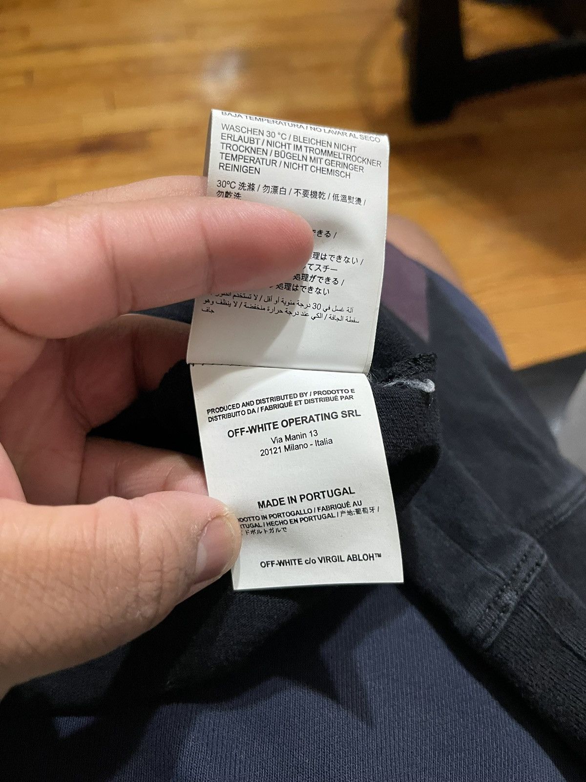 Off-White Off-White Gradient Long Sleeve Size Medium Size US M / EU 48-50 / 2 - 9 Thumbnail
