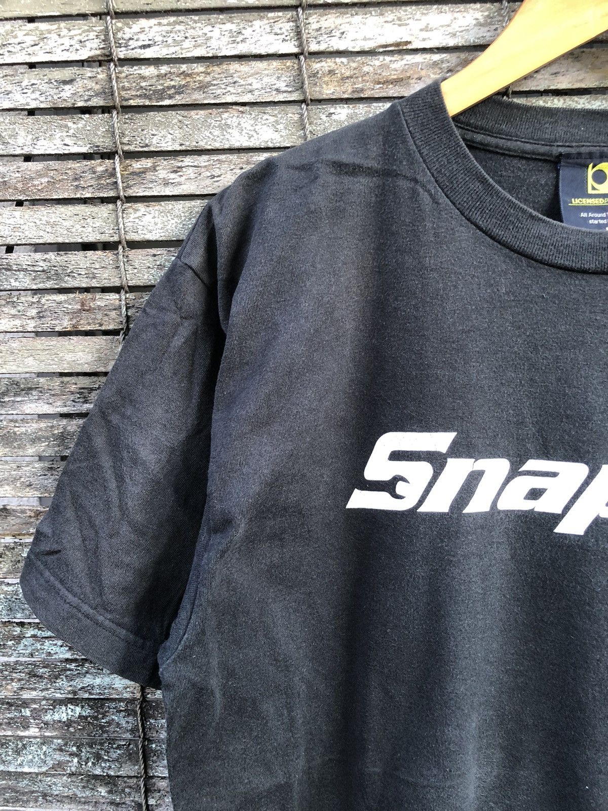 Vintage Vintage 90s Snap On SpellOut Tee X Racing Motorsport Size US L / EU 52-54 / 3 - 4 Thumbnail