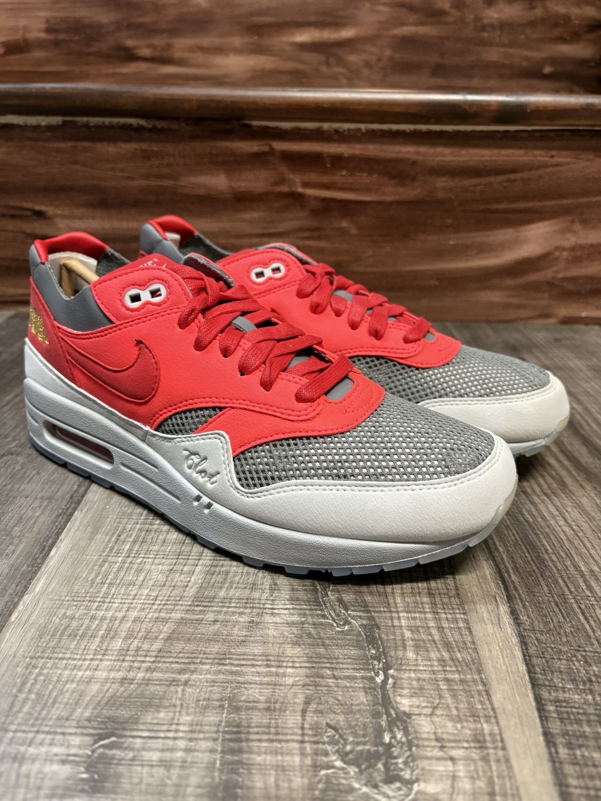 CLOT × Nike Nike Air Max 1 Clot Solar Red size 9 Size US 9 / EU 42 - 1 Thumbnail