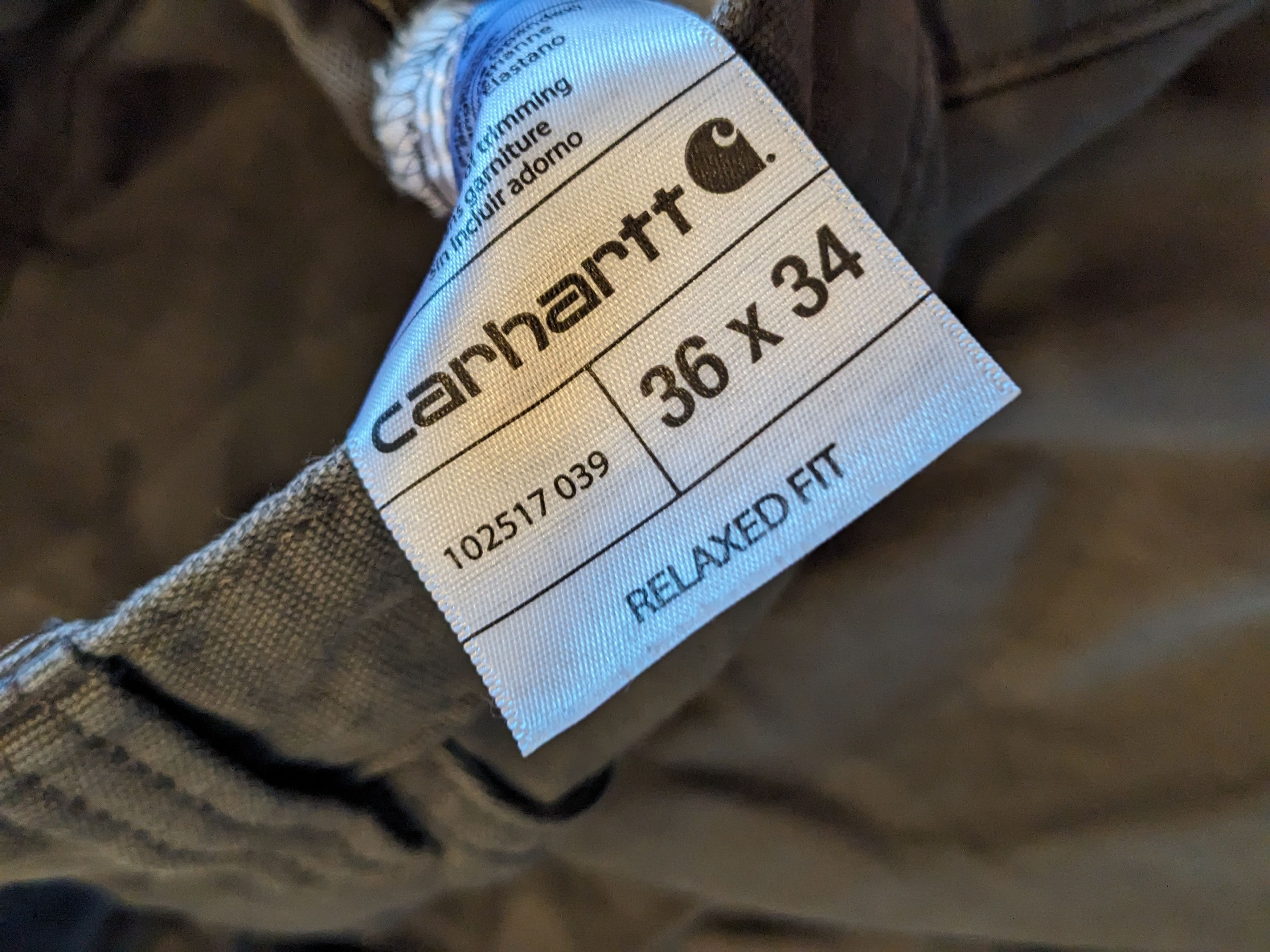 Carhartt Carhartt Relaxed Fit 102517 039 36x34 Gray Pants Size US 36 / EU 52 - 5 Thumbnail