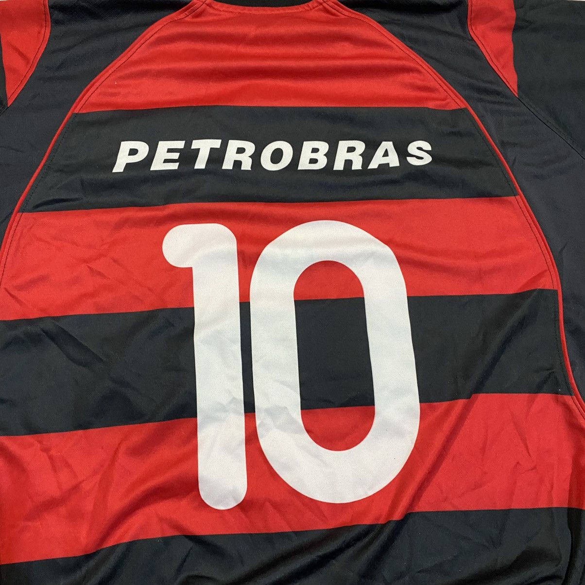 Nike PETROBRAS ! VINTAGE NIKE FLAMENGO TEE SOCCER JERSEY 90s Size US L / EU 52-54 / 3 - 11 Thumbnail