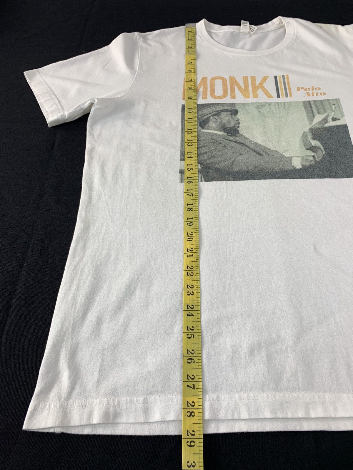 Band Tees The Lonious Monk Alto Big Screen White Printed Tee Size US L / EU 52-54 / 3 - 9 Thumbnail