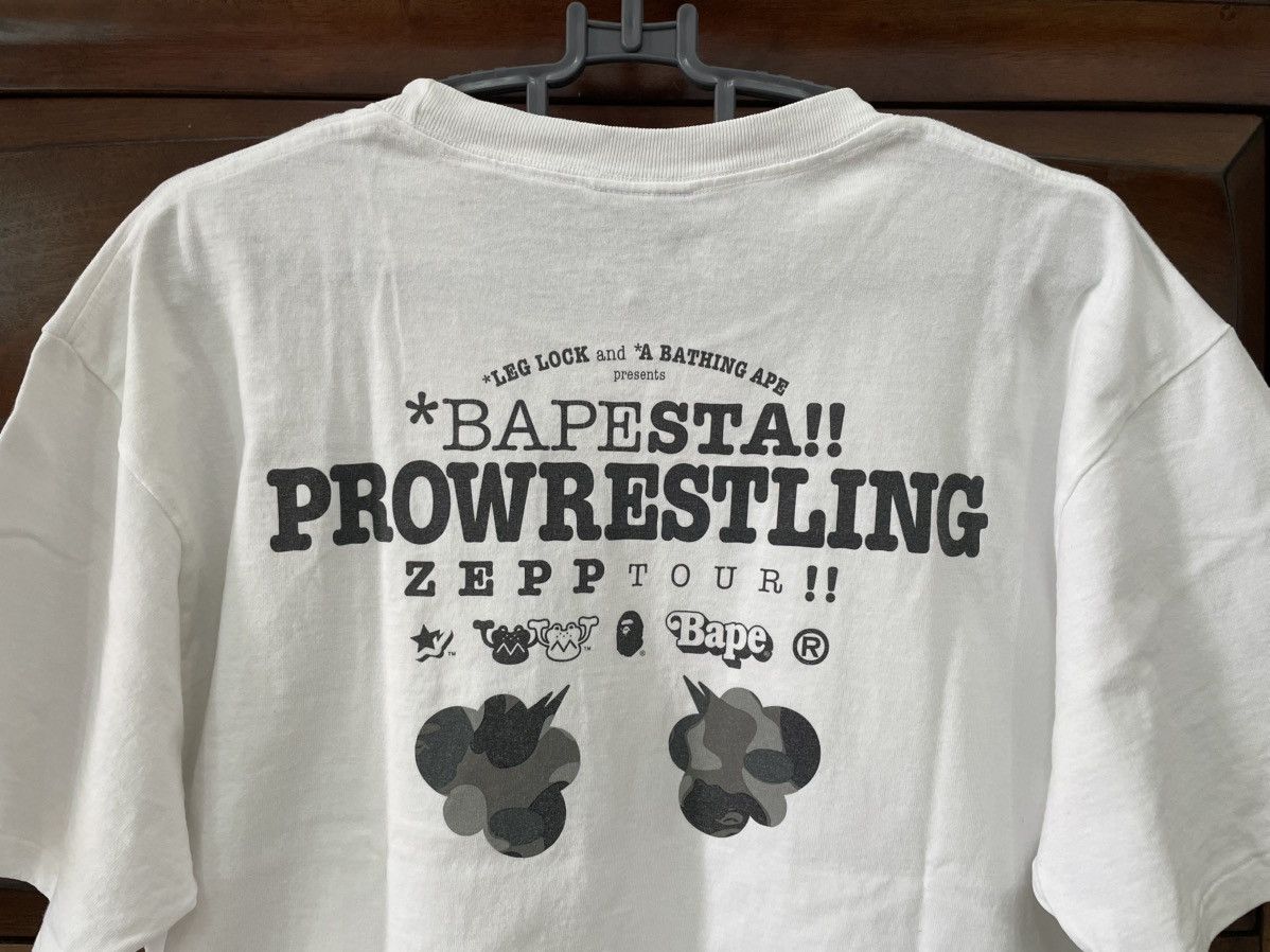 Bape Final Drop‼️ Vintage BAPE x Prowrestling Tour Bathing Ape Size US L / EU 52-54 / 3 - 12 Thumbnail