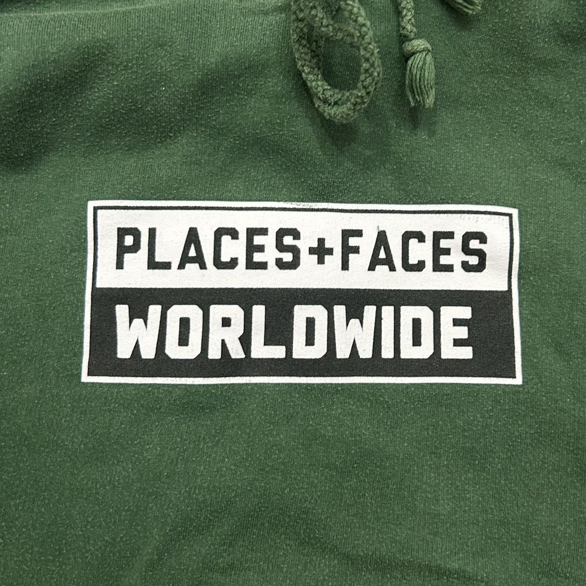 Designer × Places + Faces PLACES + FACES WORLDWIDE OG BIG LOGO RARE HOODIE Size US XS / EU 42 / 0 - 3 Thumbnail