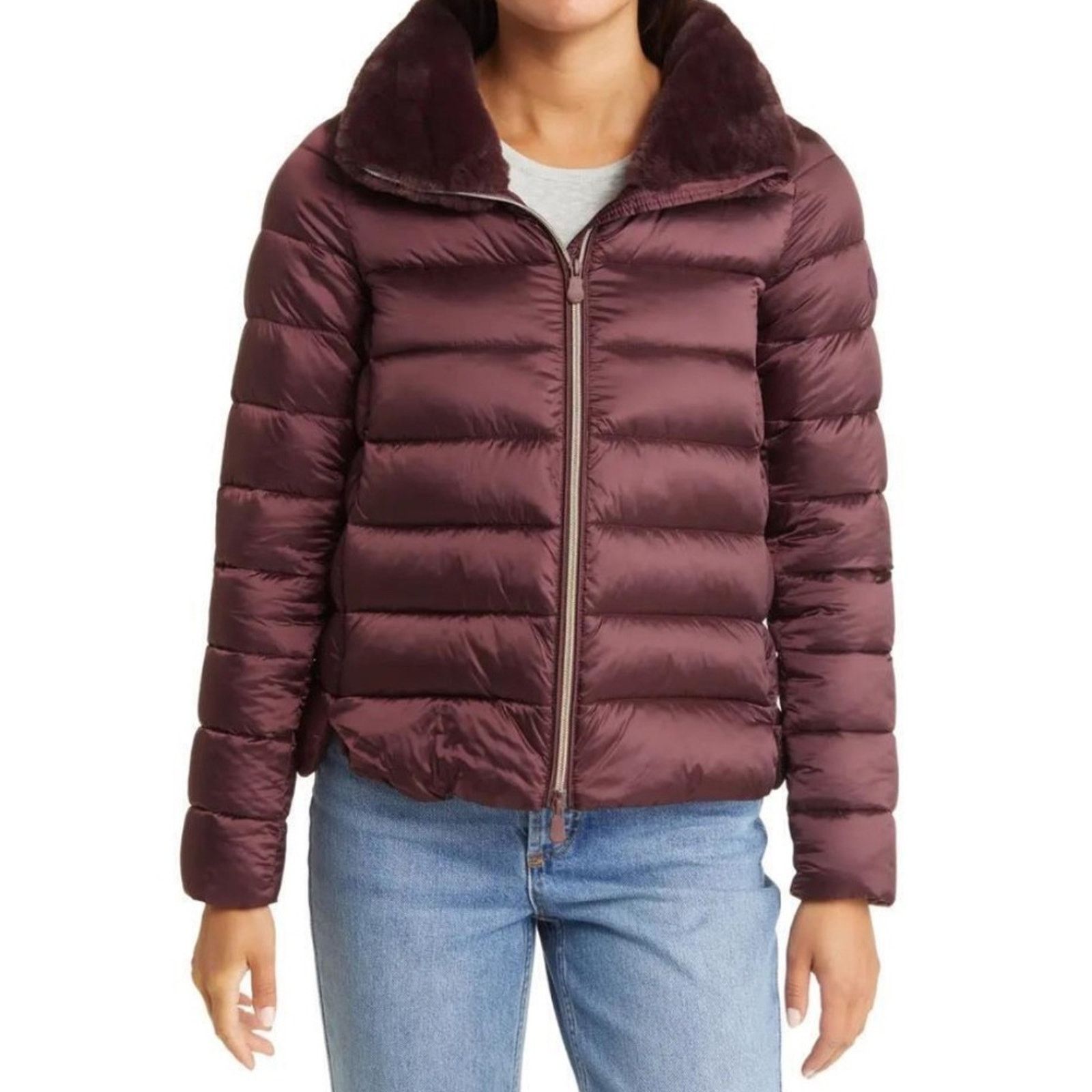 Save The Duck Save The Duck. Mei Faux Fur Collar Coat. Size US M / EU 48-50 / 2 - 5 Thumbnail