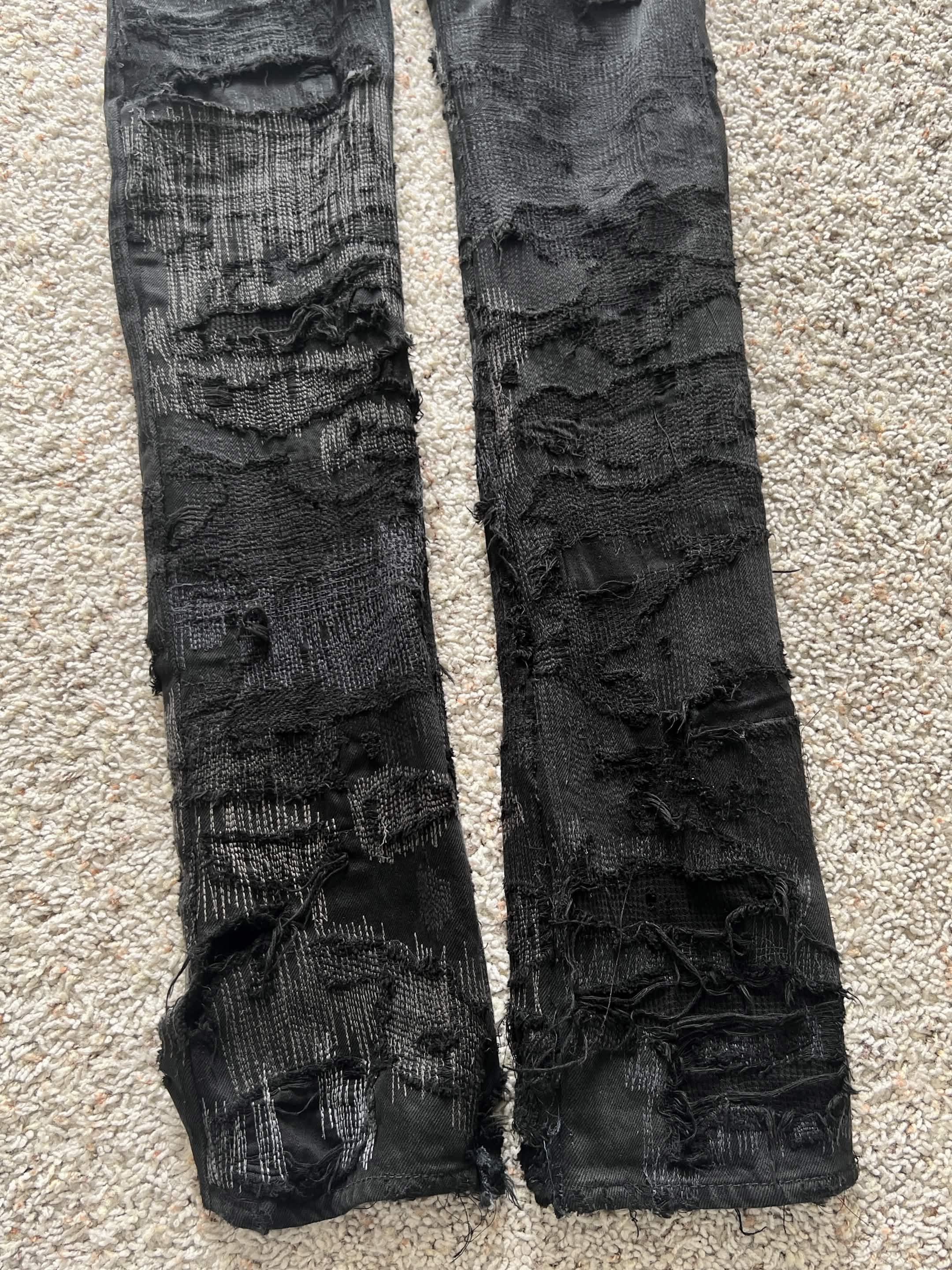 Undercover Undercover 05AW 85 Distressed Denim “Arts & Craft” Size US 32 / EU 48 - 5 Thumbnail
