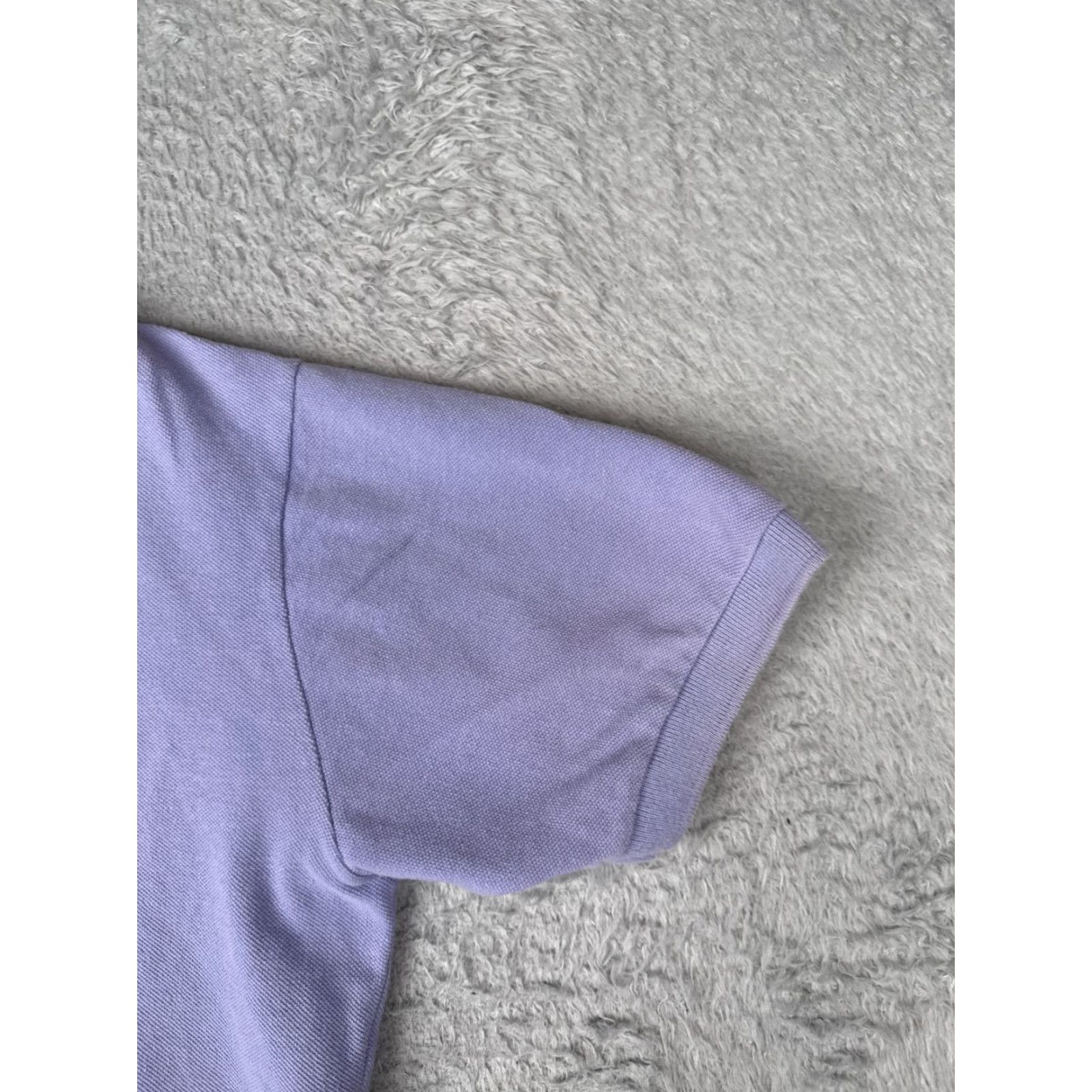 Ralph Lauren VINTAGE Polo Ralph Lauren Shirt Adult Medium Purple Cotton Short Sleeve Mens Regular Polo Size US M / EU 48-50 / 2 - 2 Thumbnail