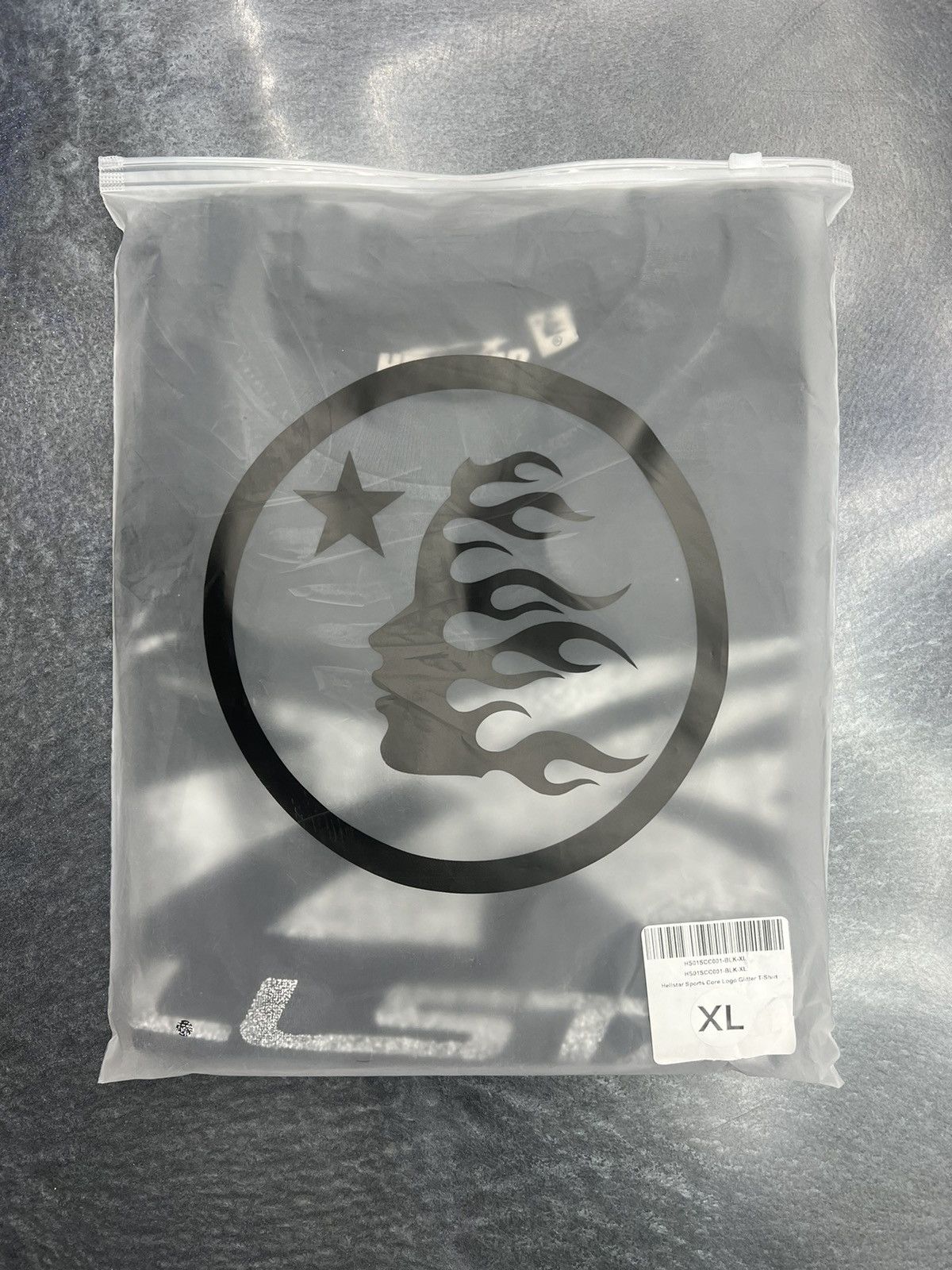 HELLSTAR Hellstar Sports Core Logo Glitter T-Shirt Size US XL / EU 56 / 4 - 7 Thumbnail
