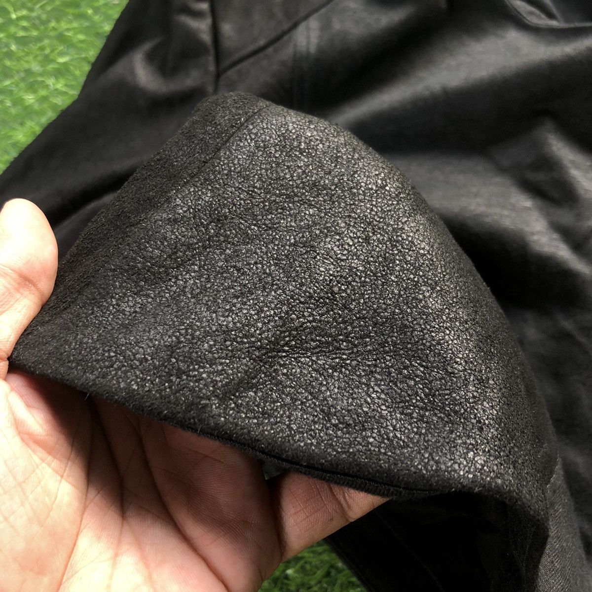 Helmut Lang Helmut Lang Asymmetrical Soft Leather Jacket Size L / US 10 / IT 46 - 11 Thumbnail