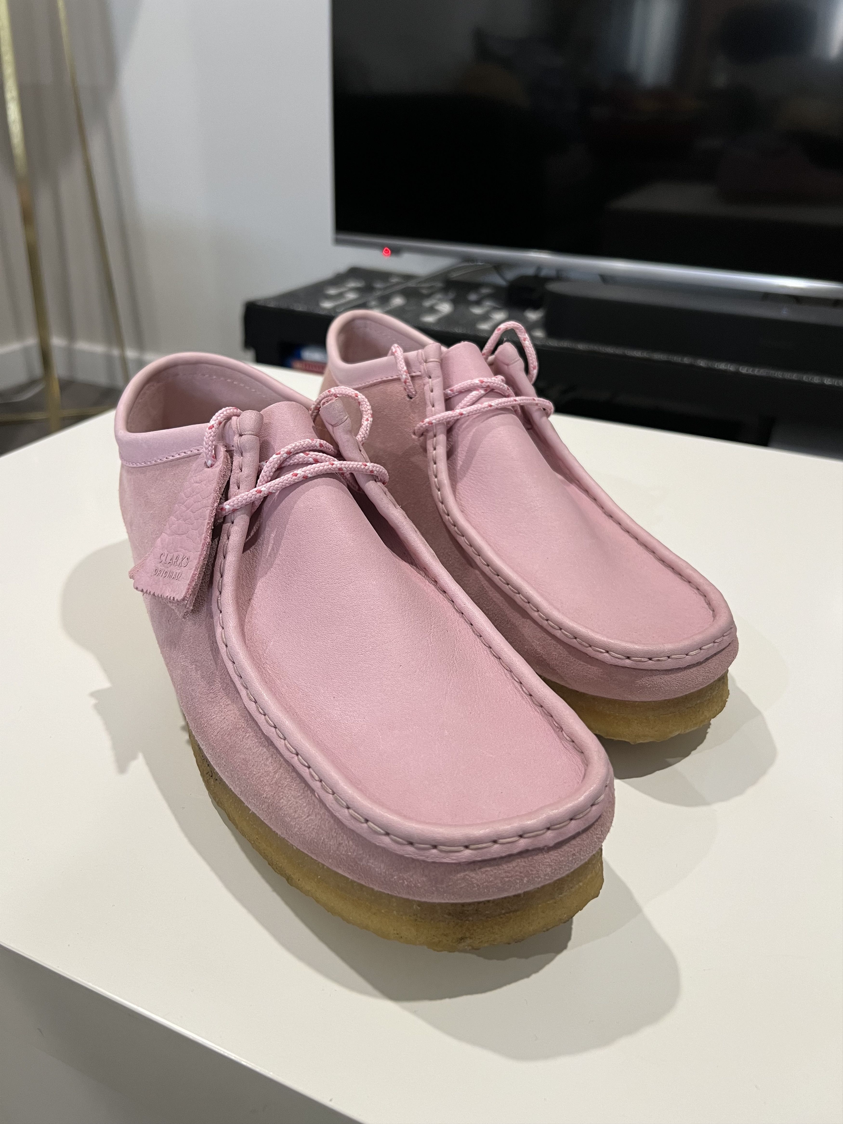 Clarks Clarks Combi Wallabee Low Rose Suede UK 12 G Grailed