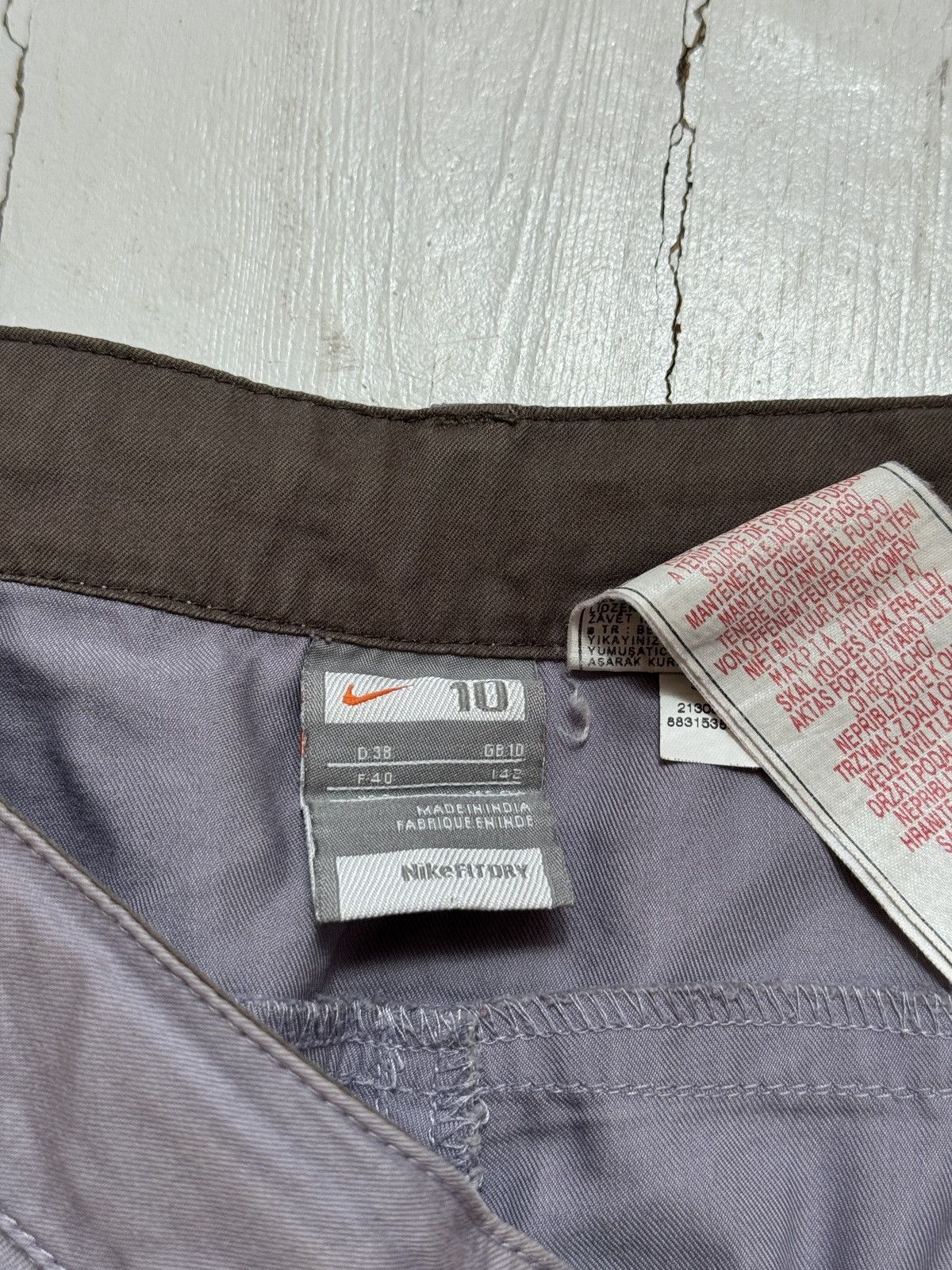 Nike VINTAGE NIKE MINI SWOOSH BONDAGE BREECHES / SHORTS Size 32" / US 10 / IT 46 - 6 Thumbnail