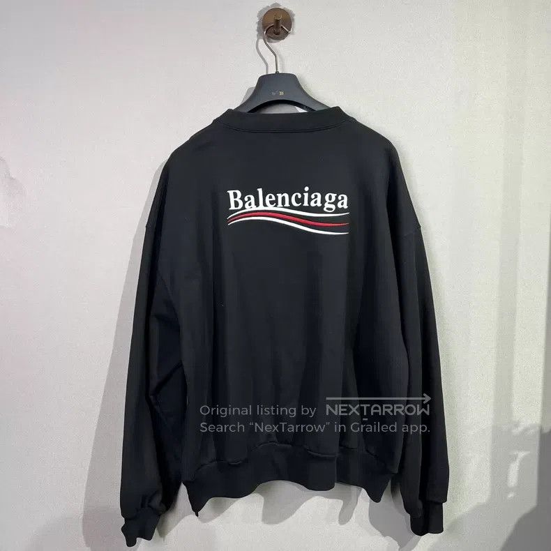 Balenciaga Balenciaga Coca-Cola Wave Embroidered Logo Hoodie in Black Size US L / EU 52-54 / 3 - 2 Thumbnail