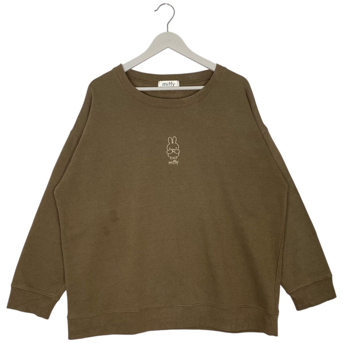 Vintage Vintage Miffy A Young Rabbit Crewneck Sweatshirt Brown SizeL Size US L / EU 52-54 / 3 - 1 Thumbnail