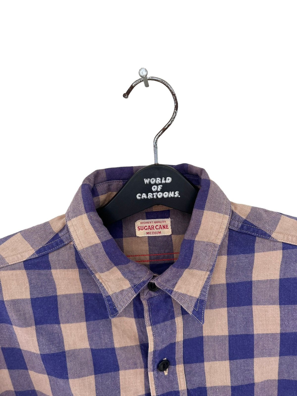 Sugar Cane Selvedge Gusset Double Pocket Flannel Sugar Cane Work Shirt Size US M / EU 48-50 / 2 - 7 Thumbnail