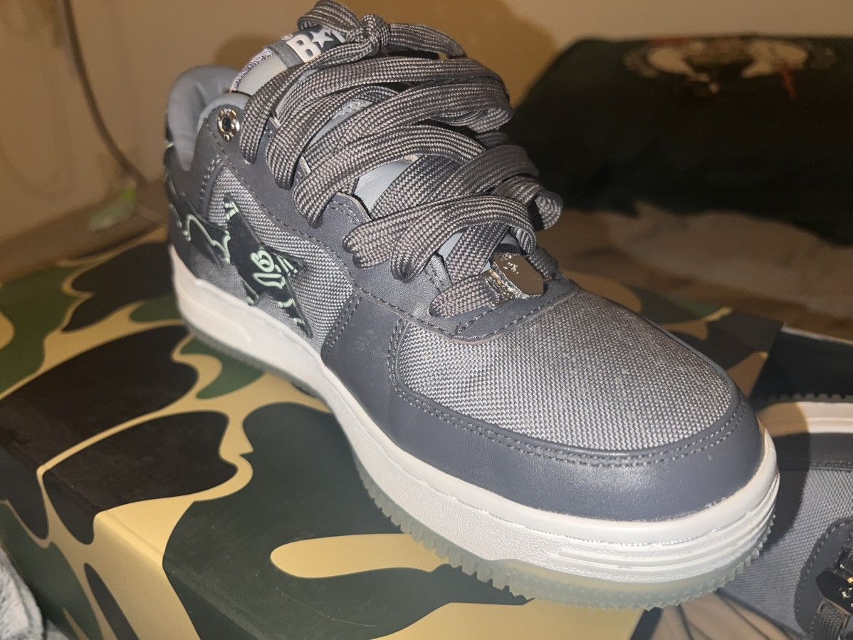 Bape Camo Bape Sta Low ‘Charcoal’ Size US 7 / EU 40 - 3 Thumbnail
