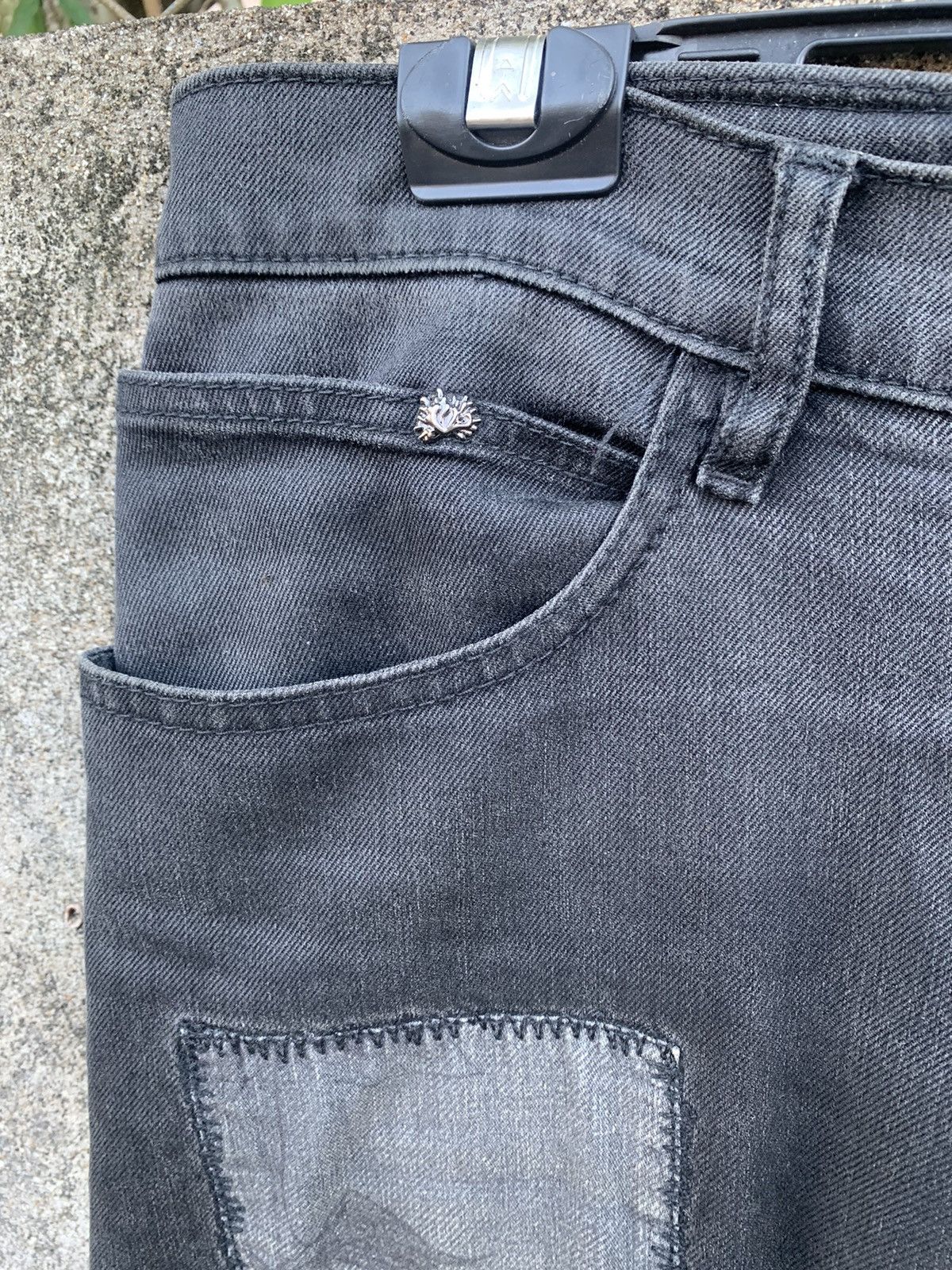 Designer × Japanese Brand × Kenzo Kenzo Patchwork Denim Nice Design Size US 33 - 4 Thumbnail