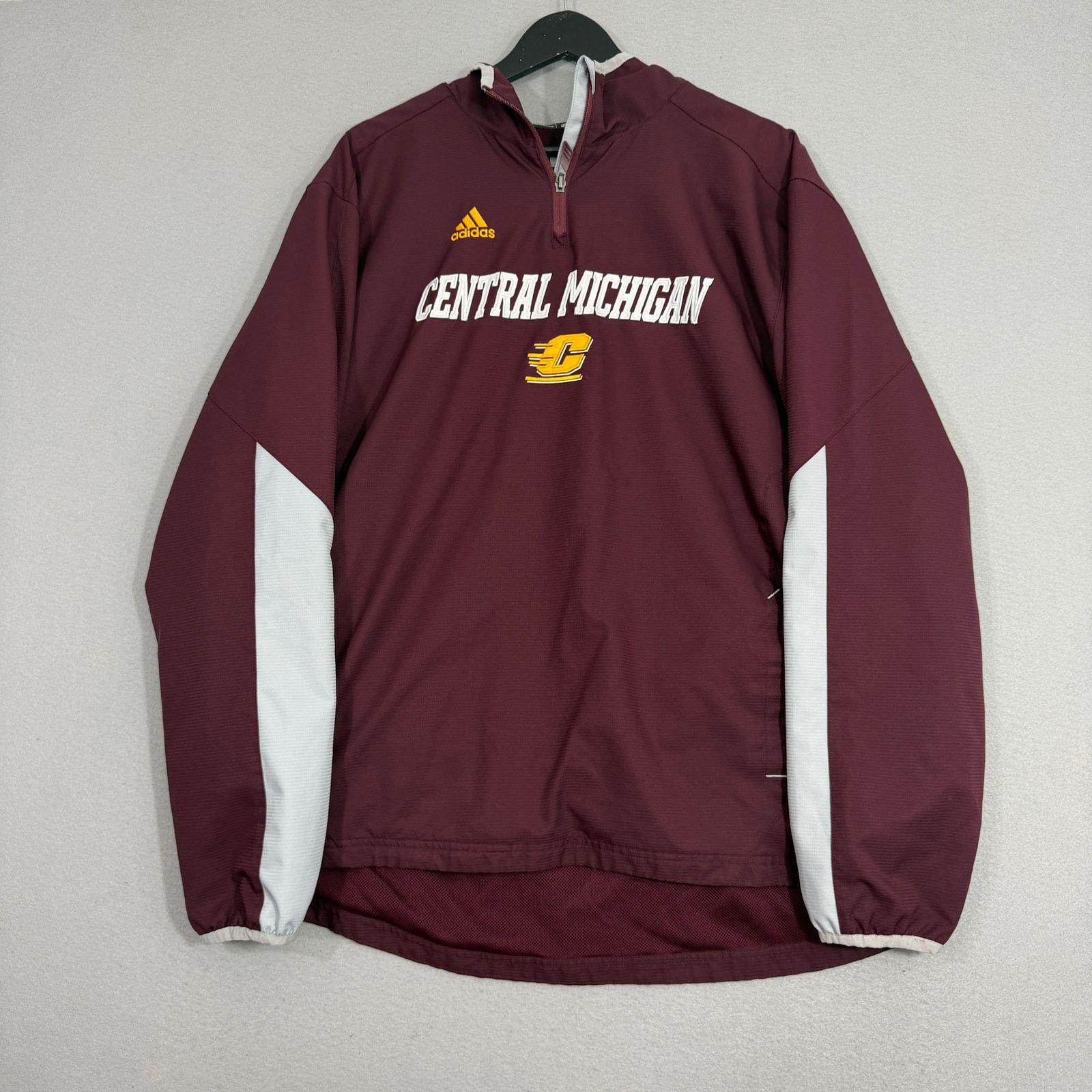 Adidas Adidas Central Michigan University Windbreaker Men's XL CMU Size US XL / EU 56 / 4 - 1 Thumbnail