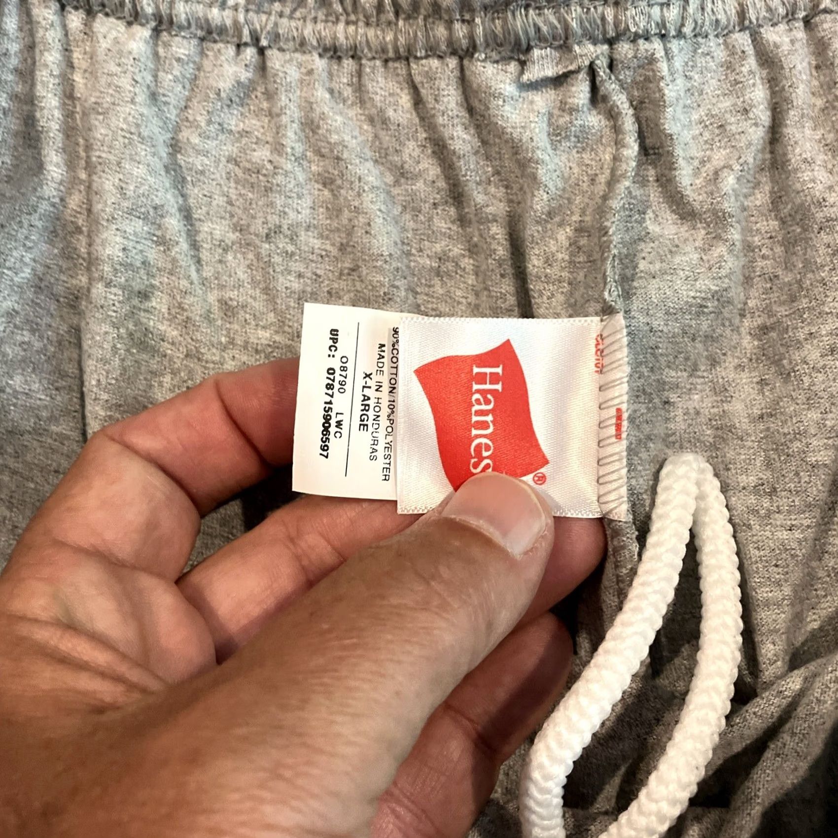 Hanes CUSTOM - NWOT - Hanes - Rolling Stones - Gray Cotton Shorts - Pockets - Mens XL Size US 36 / EU 52 - 3 Thumbnail
