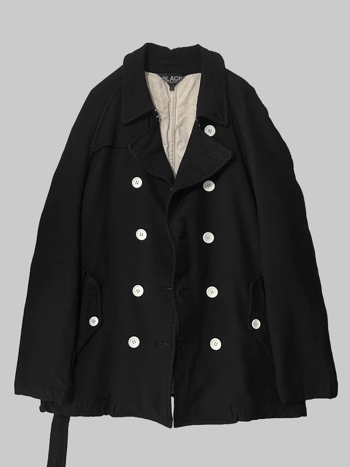 Comme des Garcons Comme des Garçons vtg double-breasted belted coat L Size L / US 10 / IT 46 - 2 Thumbnail