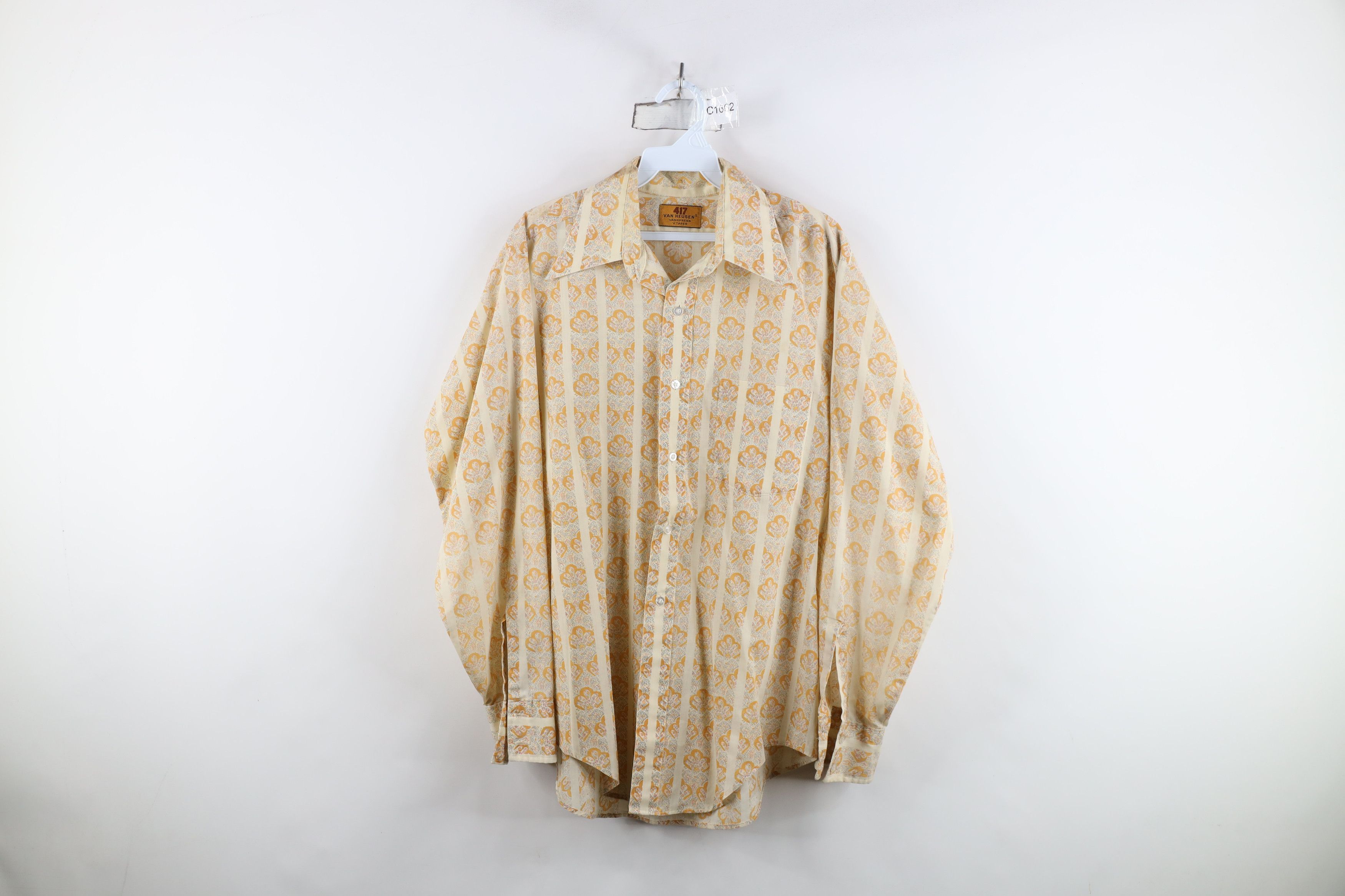 Vintage Vintage 70s Mid Century Modern MCM Collared Button Shirt USA Size US M / EU 48-50 / 2 - 1 Thumbnail