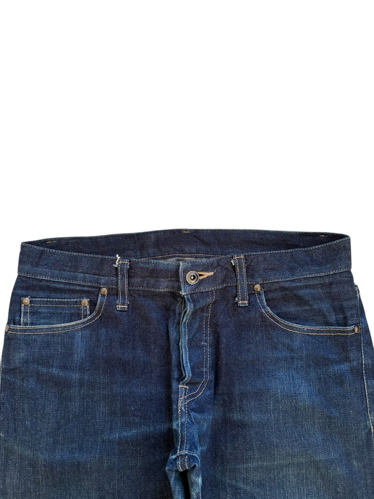 Shellac Vintage Shellac Selvedge Raw Denim Style Button Fly Jeans Size US 32 / EU 48 - 4 Thumbnail