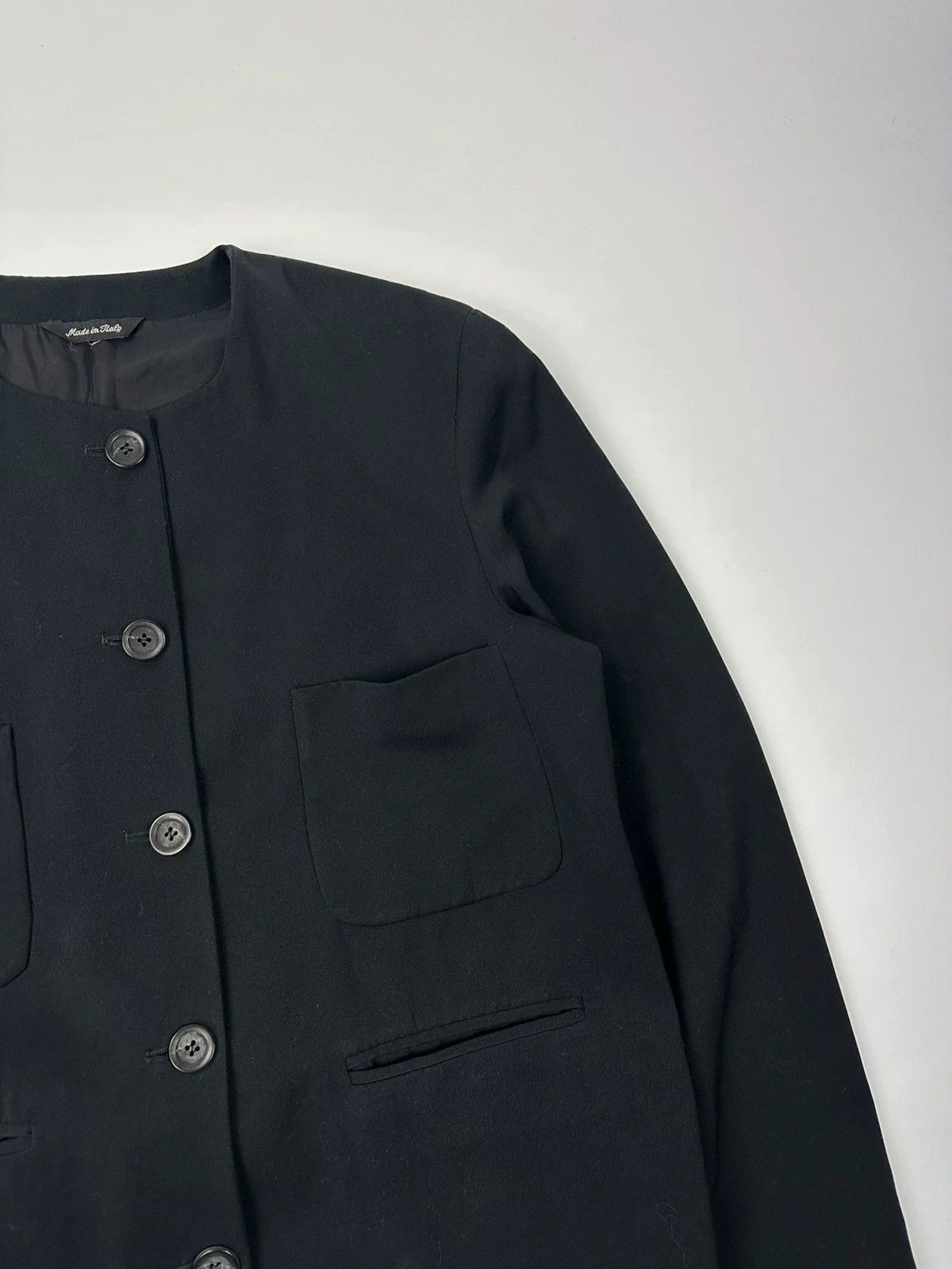 Marithe + Francois Girbaud Marithé + François Girbaud 90’s Dress Casual Black Jacket Size L / US 10 / IT 46 - 8 Thumbnail