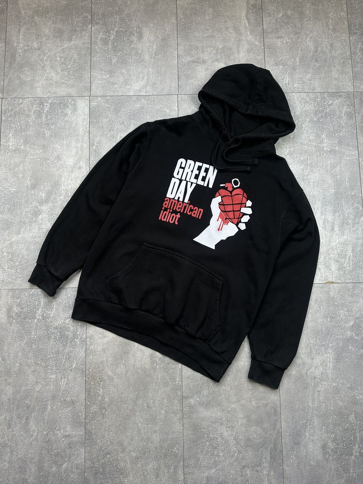 Band Tees Vintage Hoodie Green Day American Idiot Size US L / EU 52-54 / 3 - 2 Thumbnail