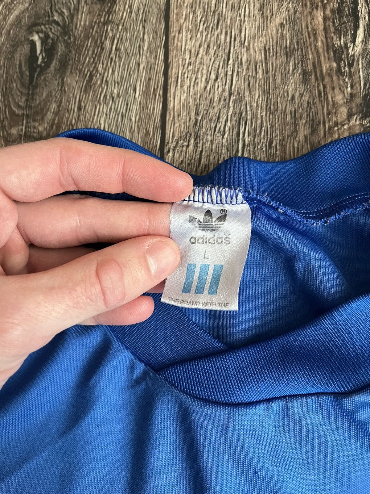 Adidas × Vintage Vintage Adidas Boca Juniors Home 1981 1982 Retro Replicas Size US L / EU 52-54 / 3 - 6 Thumbnail