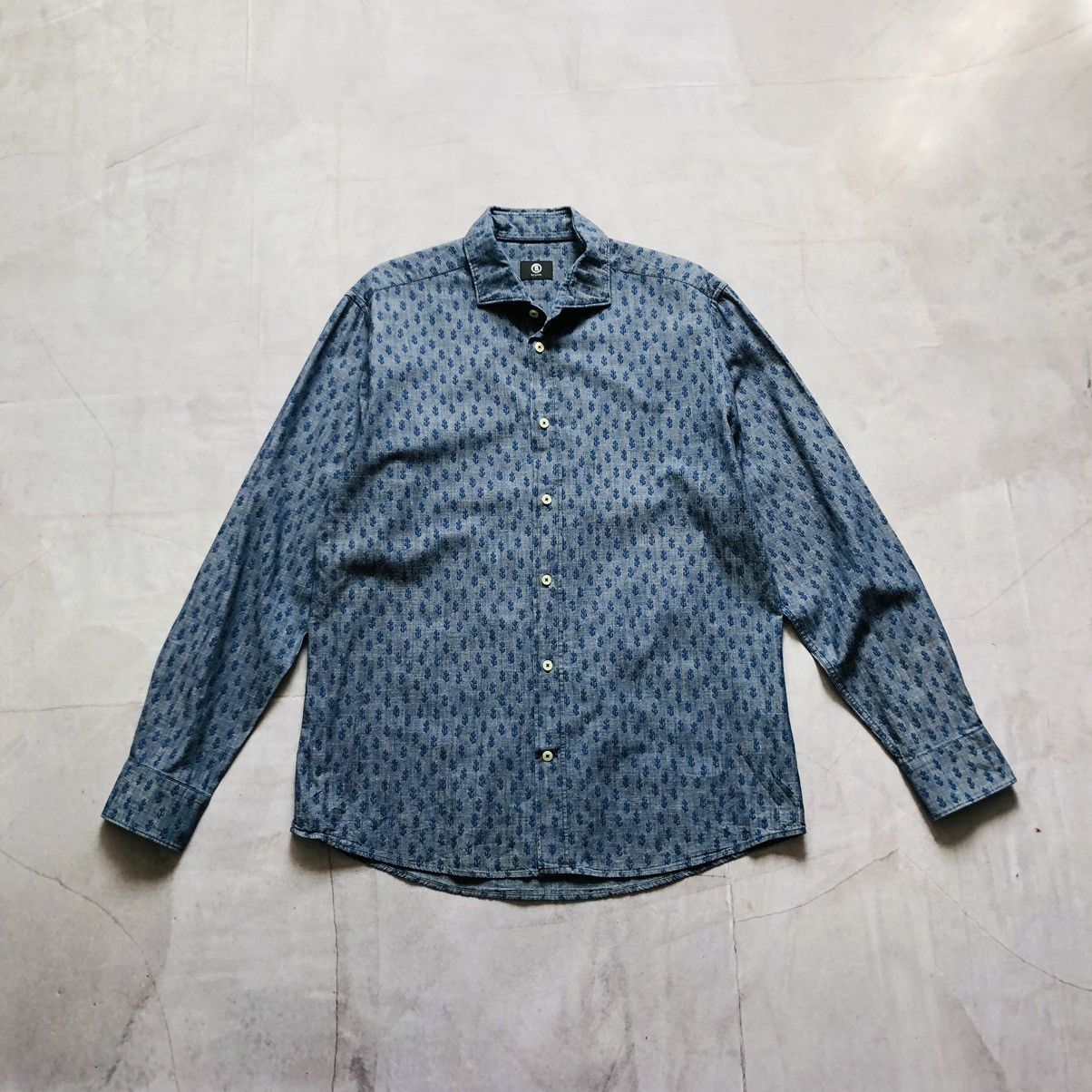 Bogner Vintage Bogner rare shirt monogram Cacti Y2K classic Size US L / EU 52-54 / 3 - 1 Thumbnail