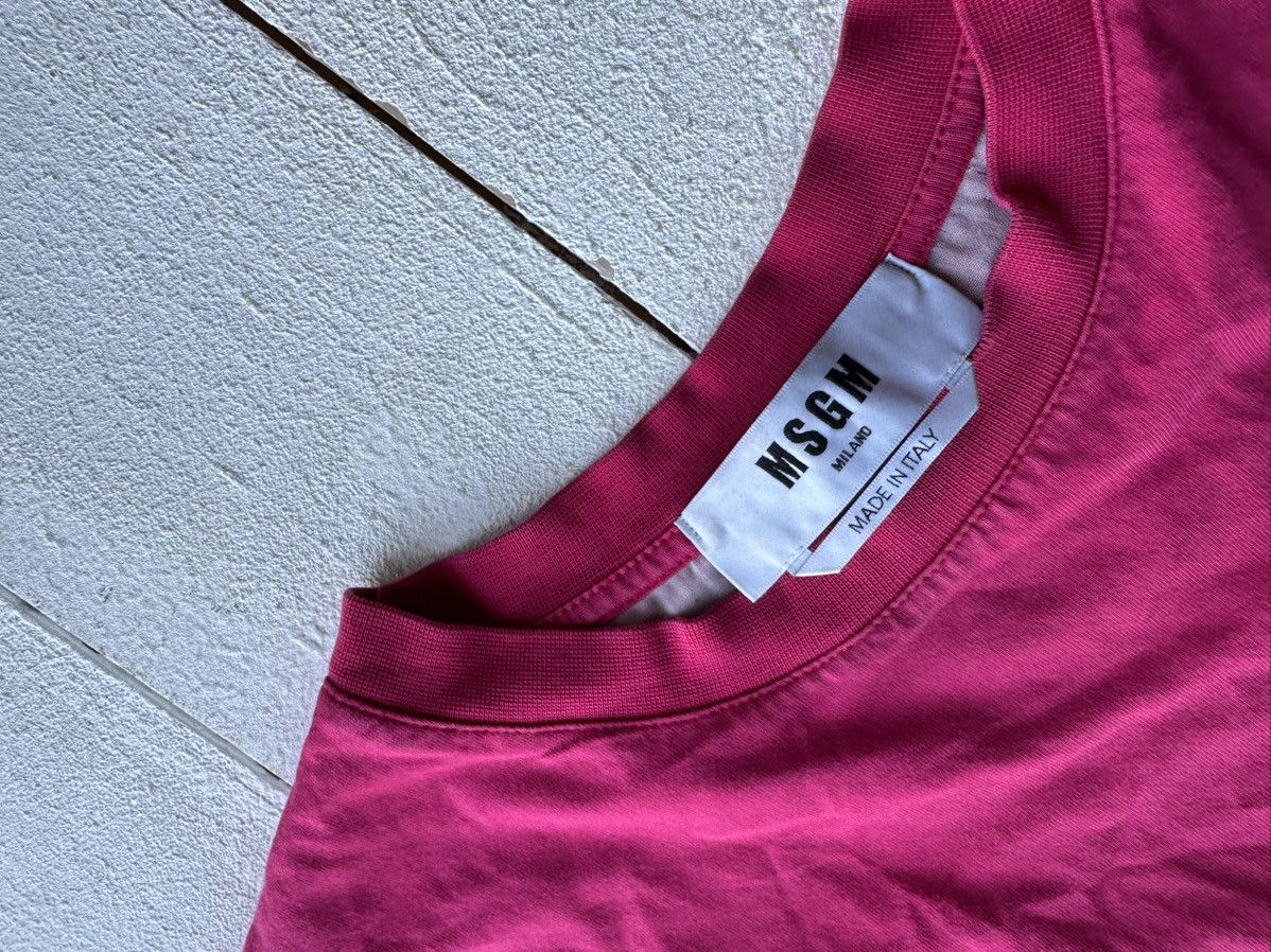 MSGM LUXURY 🚨 MSGM PURPLE TEE WITH LOGO BOXY FIT Y2K RARE Size US XL / EU 56 / 4 - 7 Thumbnail