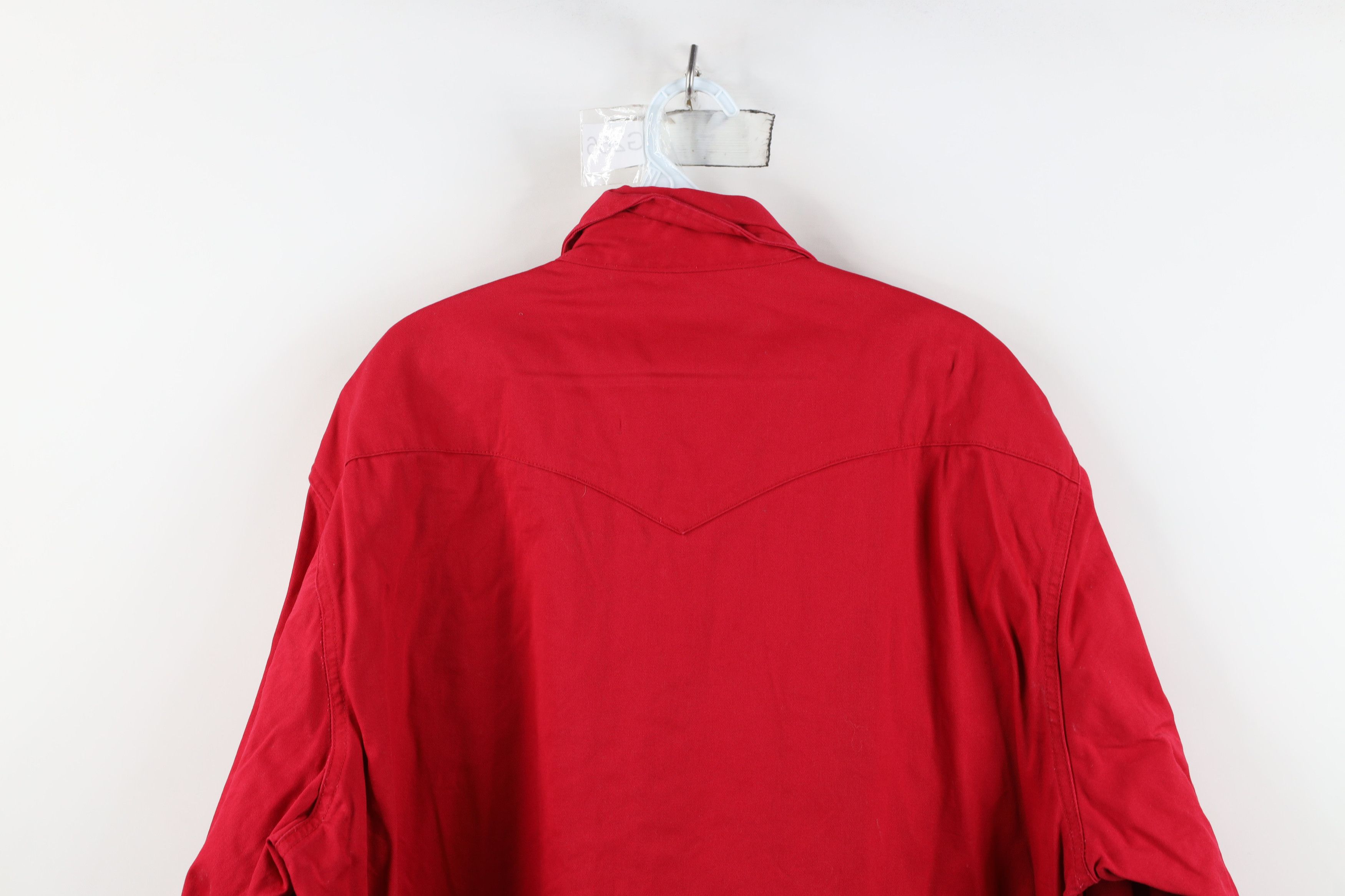 Wrangler Vintage 90s Wrangler Heavyweight Western Cowboy Button Shirt Size US XXL / EU 58 / 5 - 14 Thumbnail