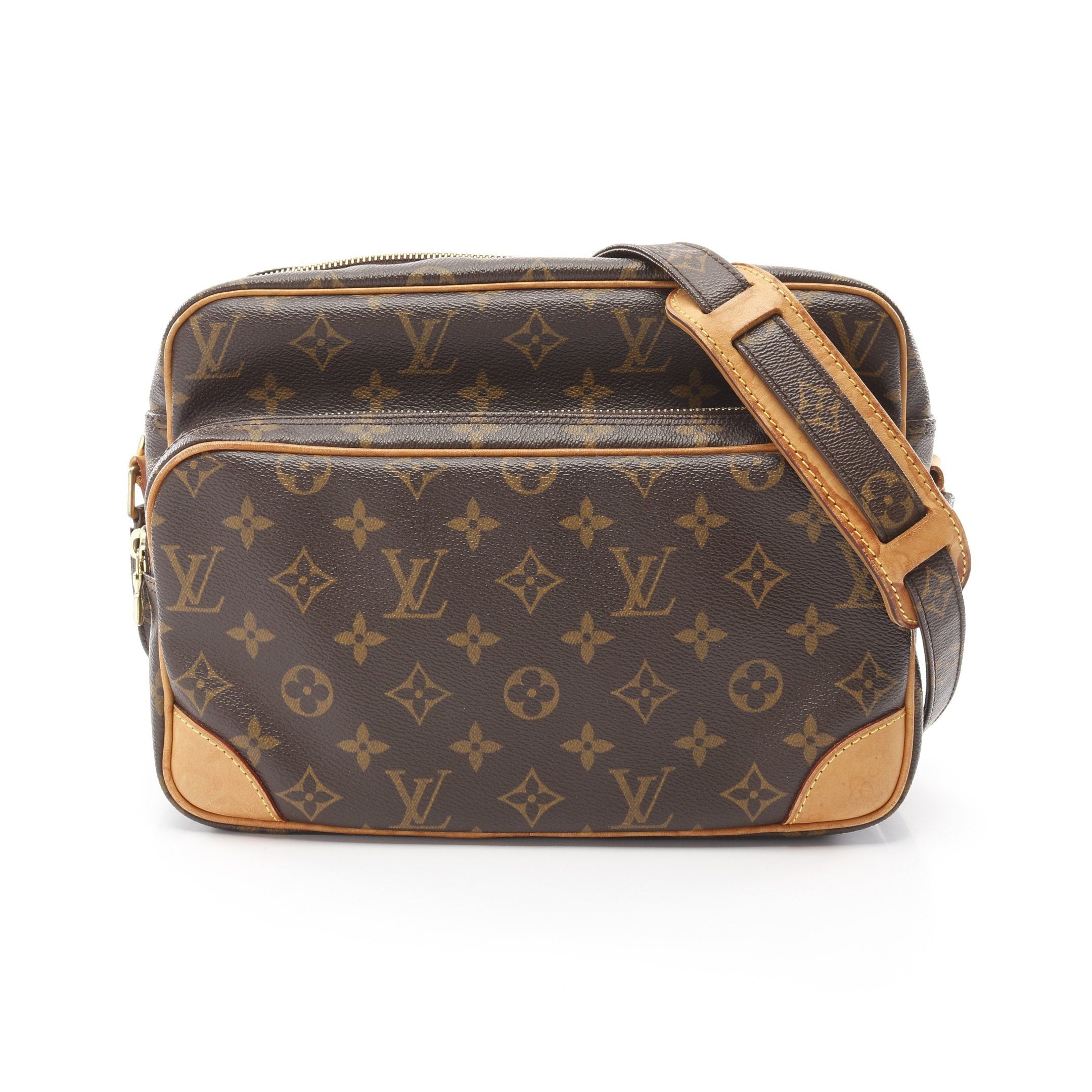 Louis Vuitton Louis Vuitton Nil Monogram Shoulder Bag Leather Brown Size ONE SIZE - 1 Thumbnail