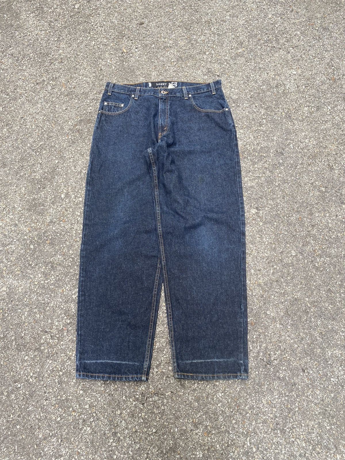 image of Baggy Jeans Vintage Levis Silvertab 90's Jnco Carpenter in Denim, Men's (Size 38)