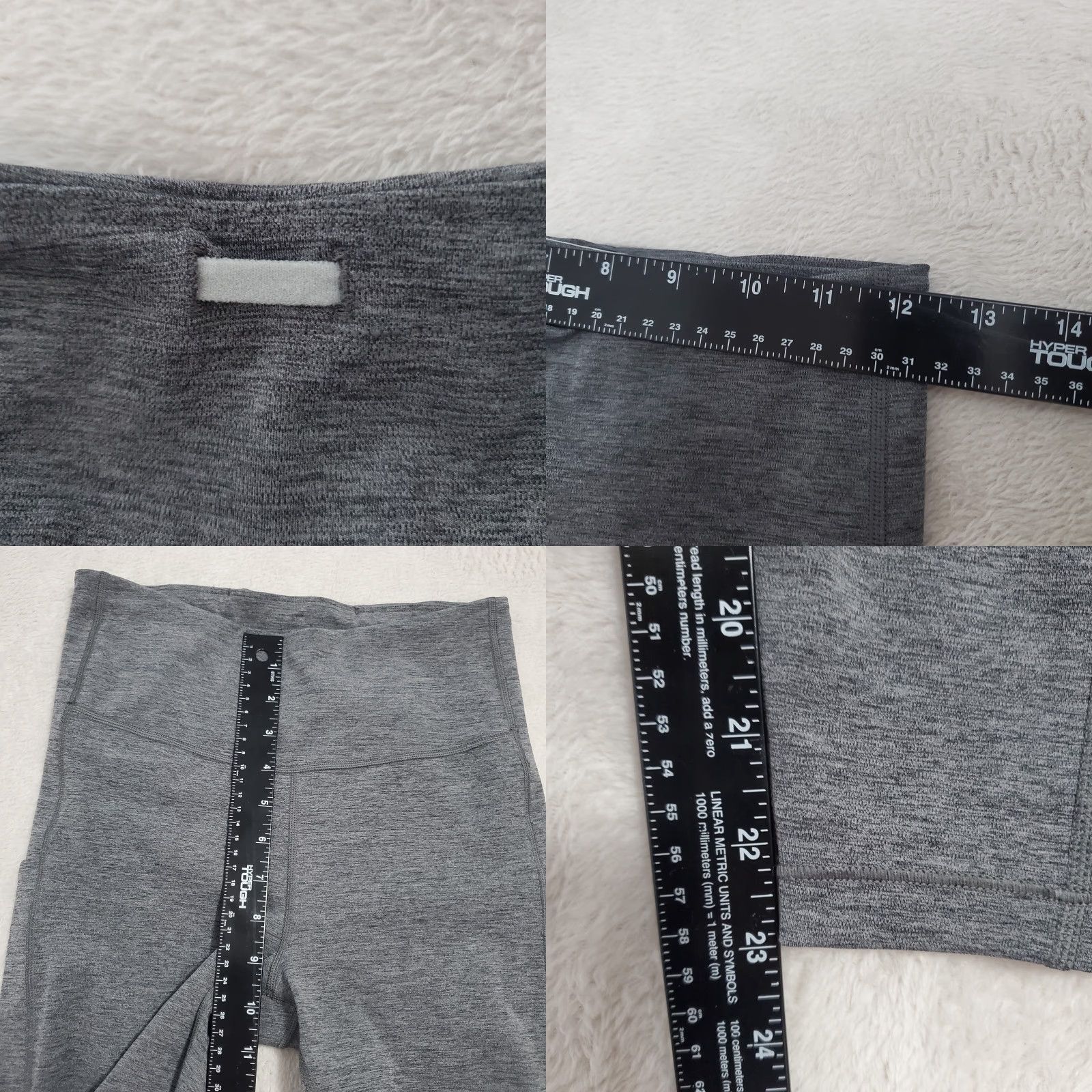 Athleta Athleta Women Tight 7/8 Gray Mid Rise Stretch Pocket Leggings Size ONE SIZE - 8 Thumbnail